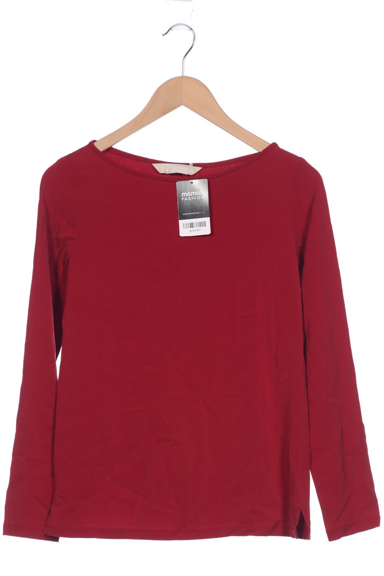 

Max Mara Damen Langarmshirt, bordeaux, Gr. 36