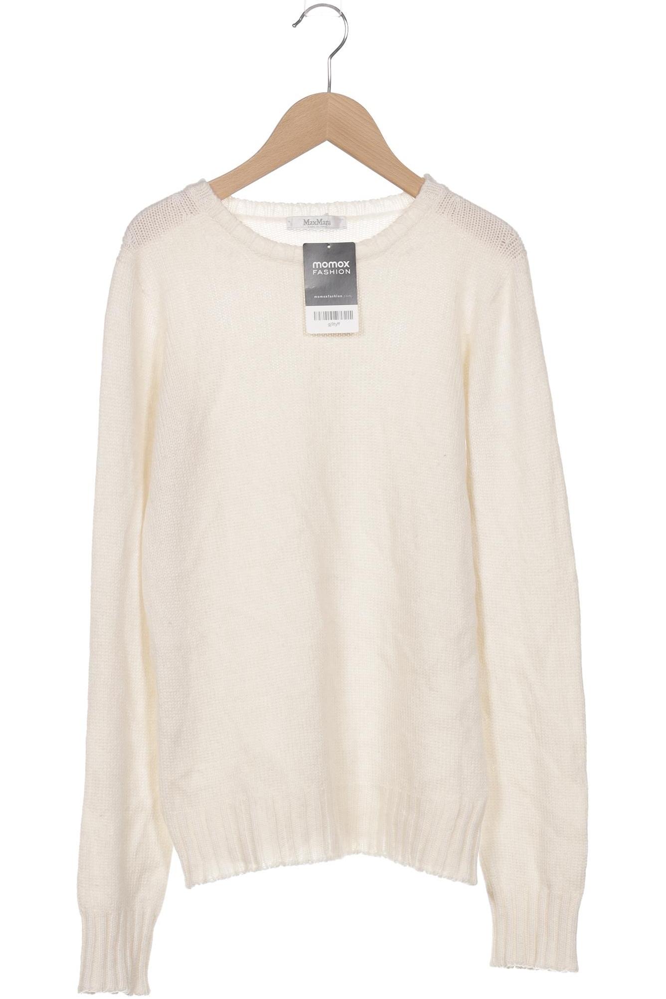 

Max Mara Damen Pullover, cremeweiß, Gr. 38