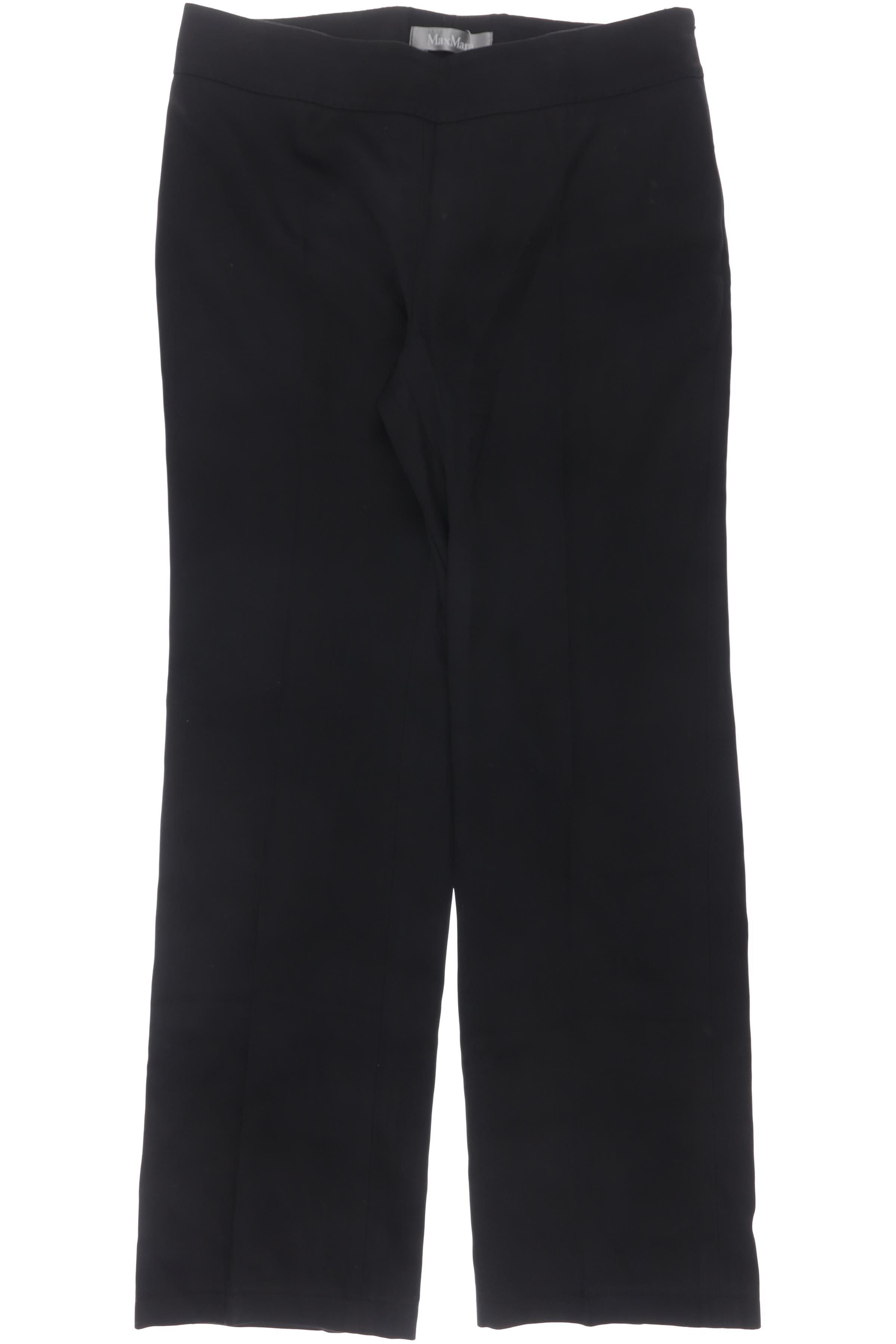 

Max Mara Damen Stoffhose, schwarz, Gr. 40