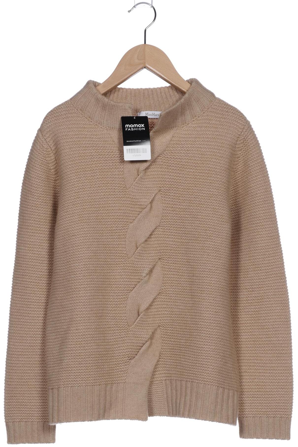 

Max Mara Damen Pullover, beige, Gr. 38