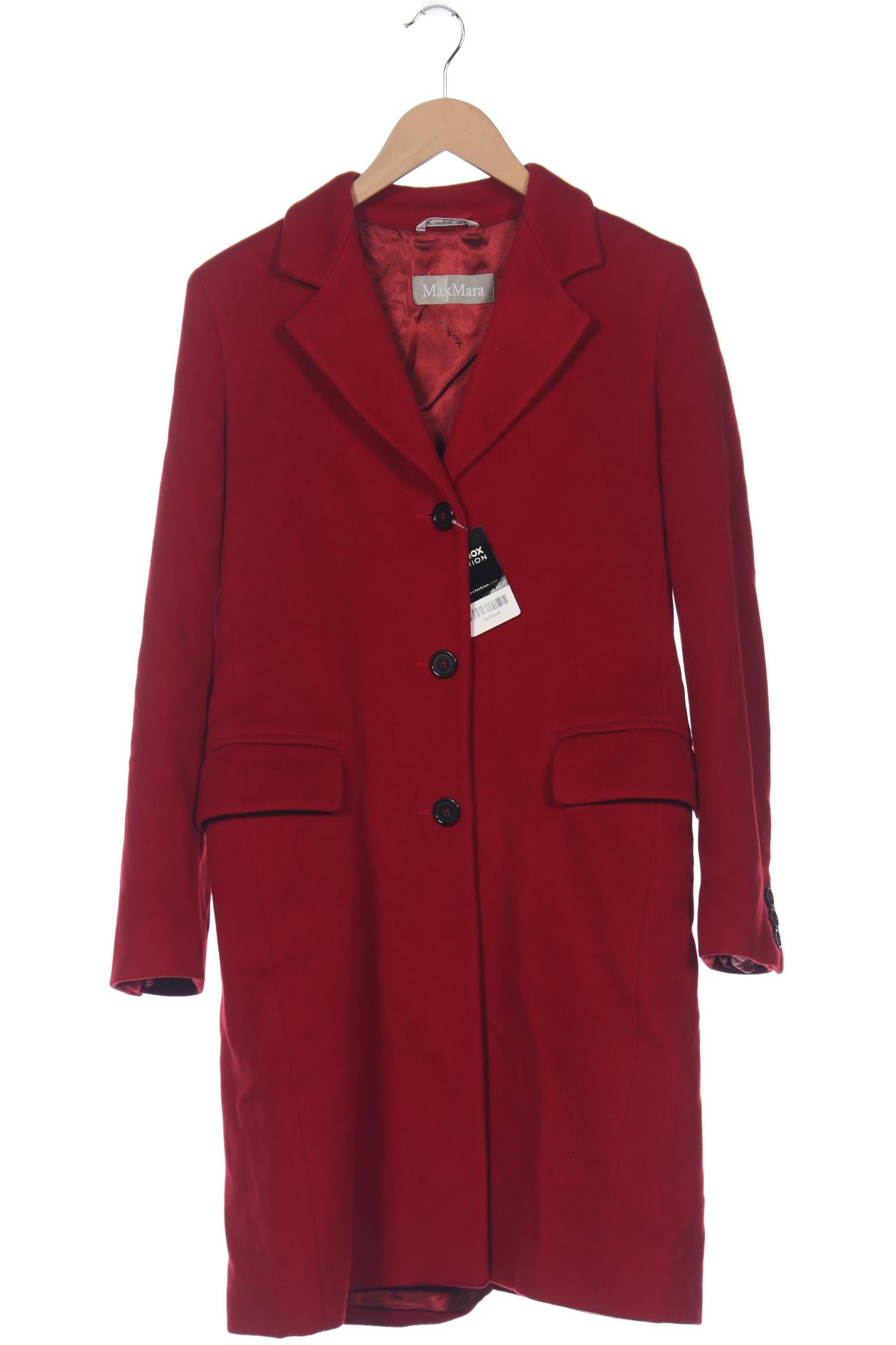 

Max Mara Damen Mantel, rot, Gr. 38