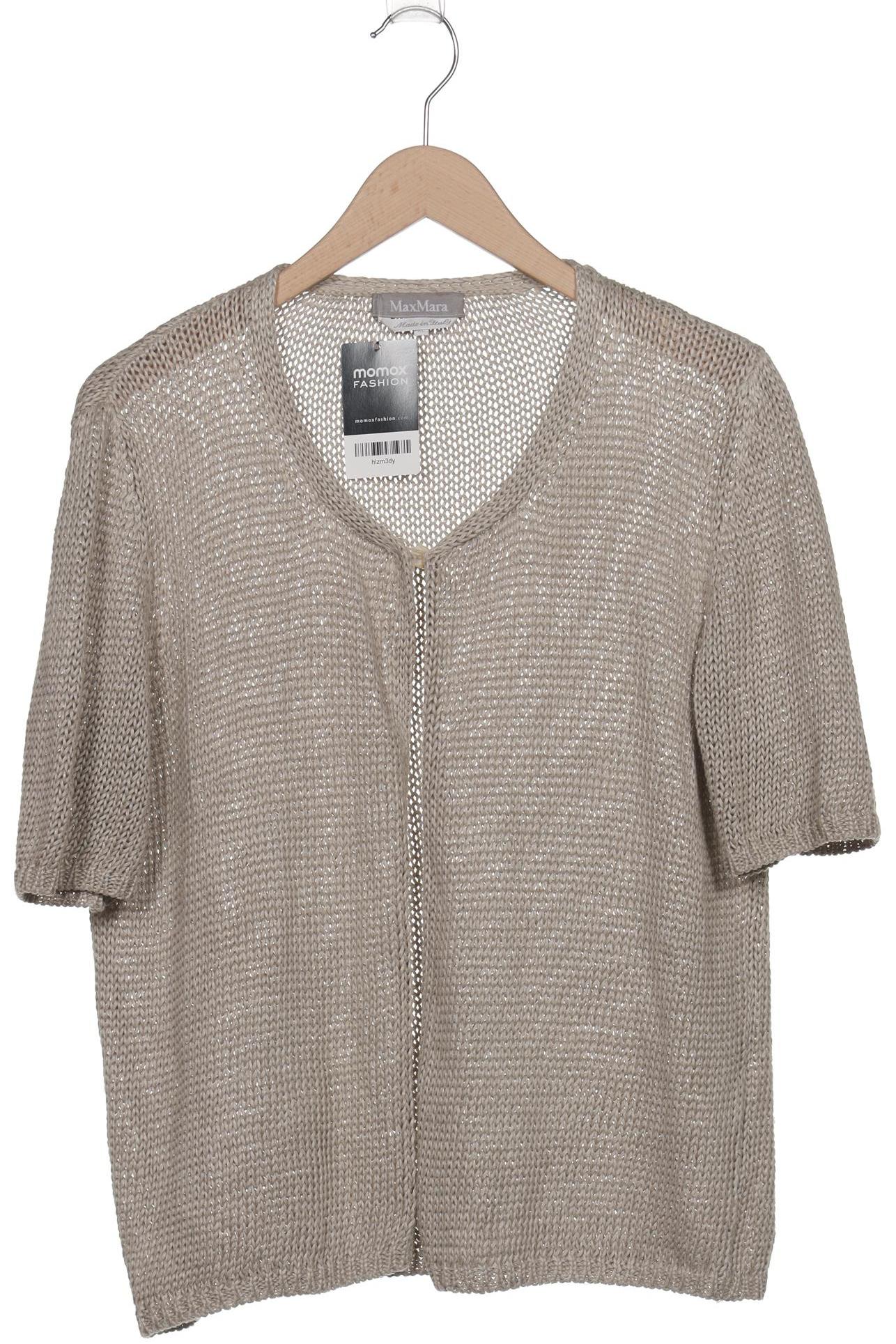 

Max Mara Damen Strickjacke, beige, Gr. 44