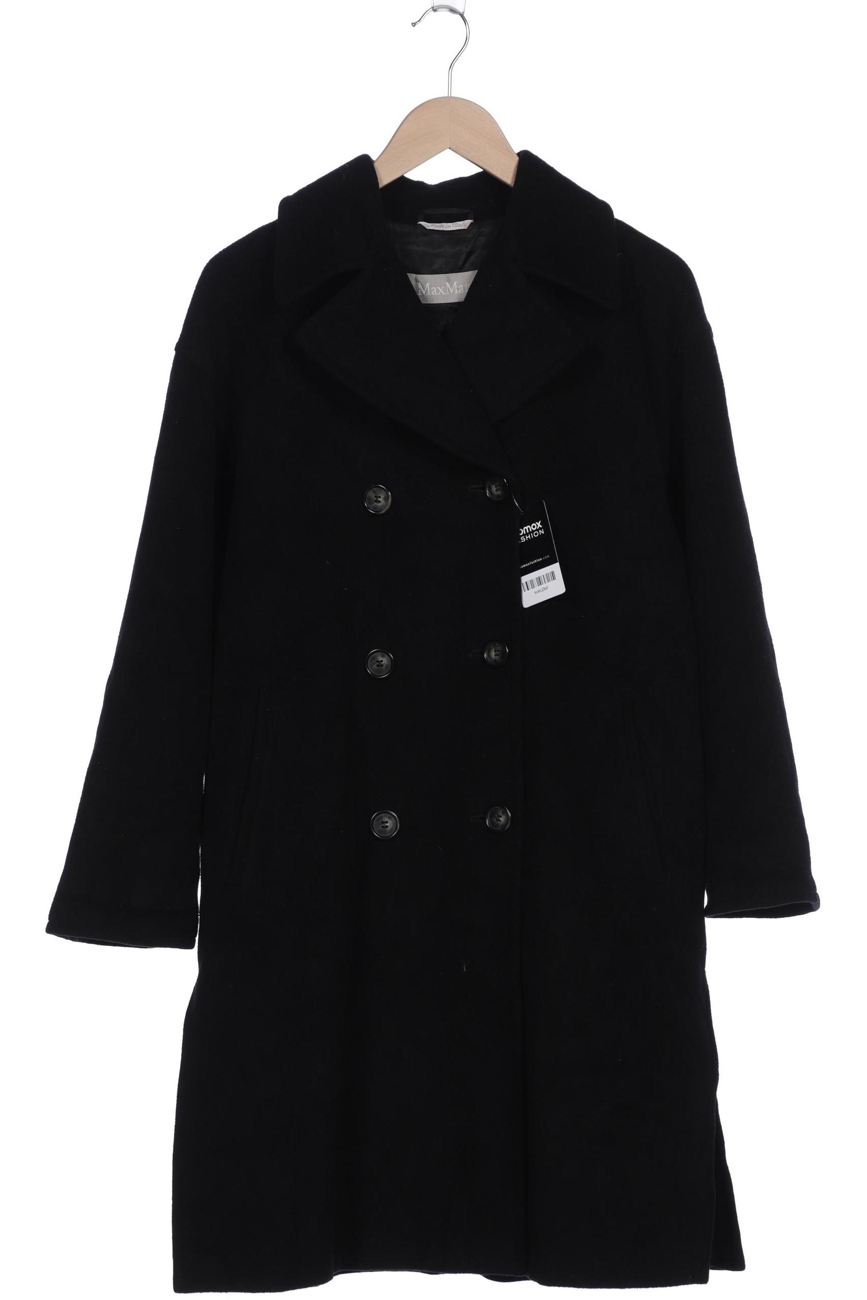 

Max Mara Damen Mantel, schwarz, Gr. 36