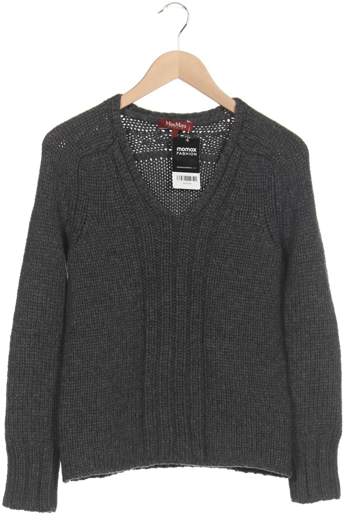 

Max Mara Damen Pullover, grau, Gr. 36