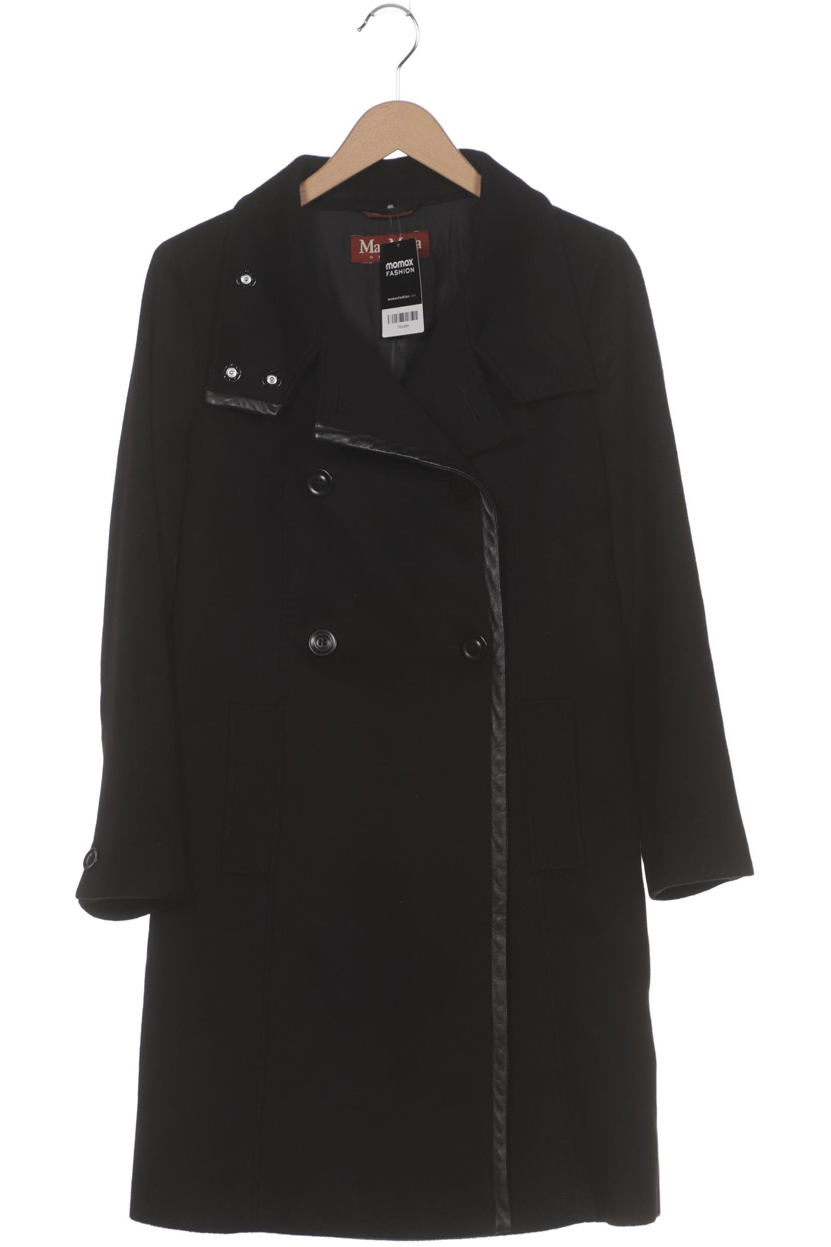 

Max Mara Damen Mantel, schwarz, Gr. 40