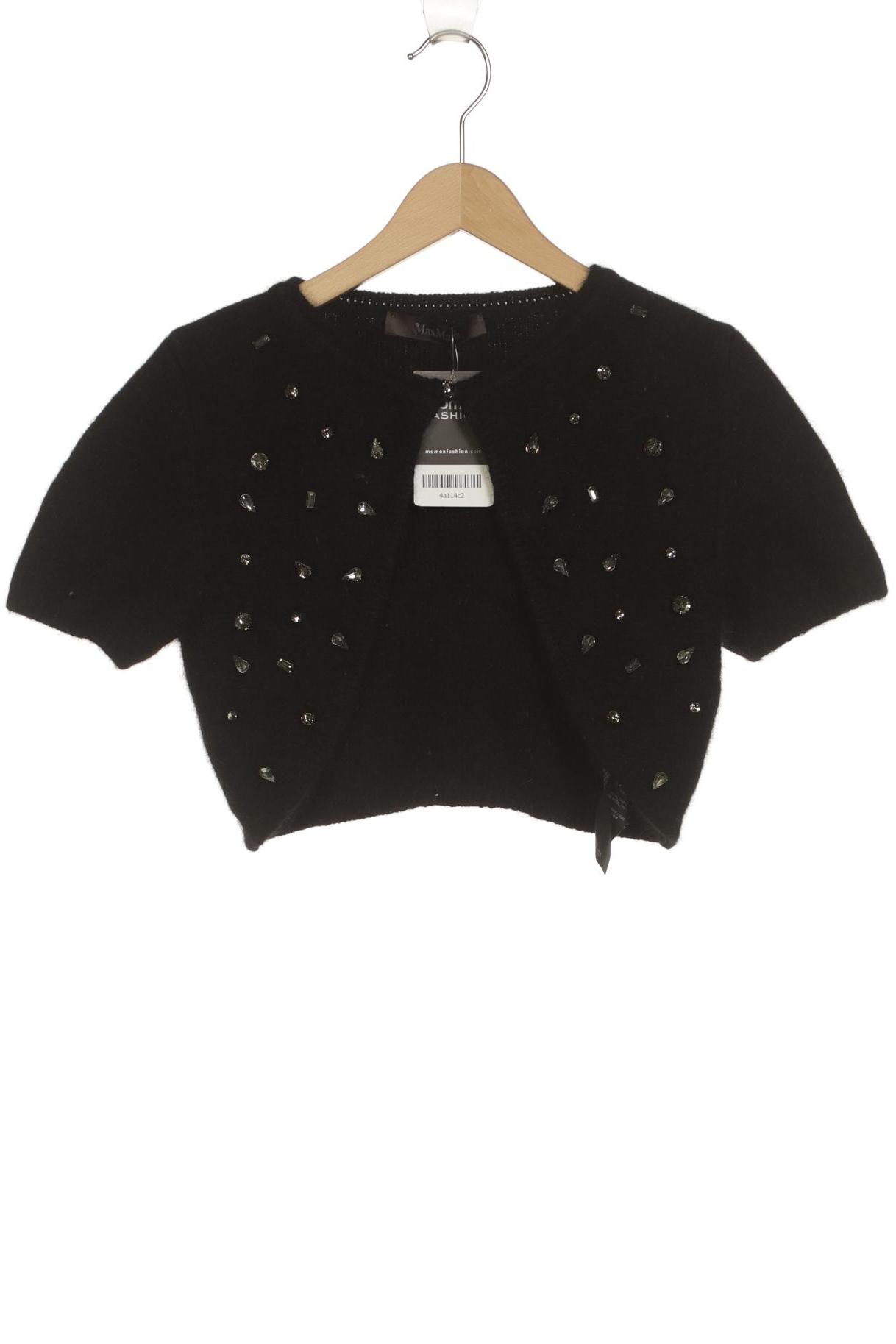 

Max Mara Damen Strickjacke, schwarz, Gr. 36