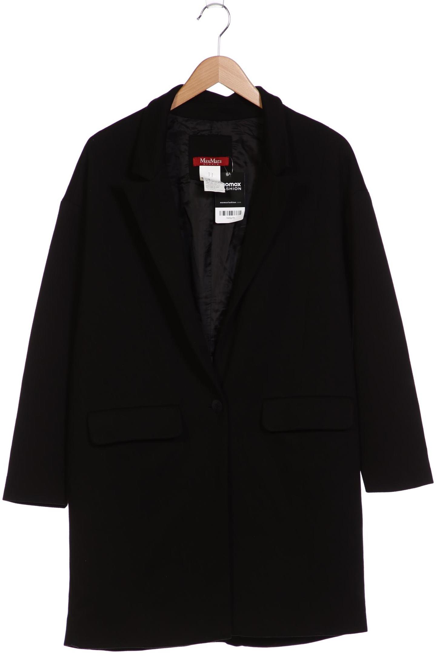 

Max Mara Damen Mantel, schwarz, Gr. 36