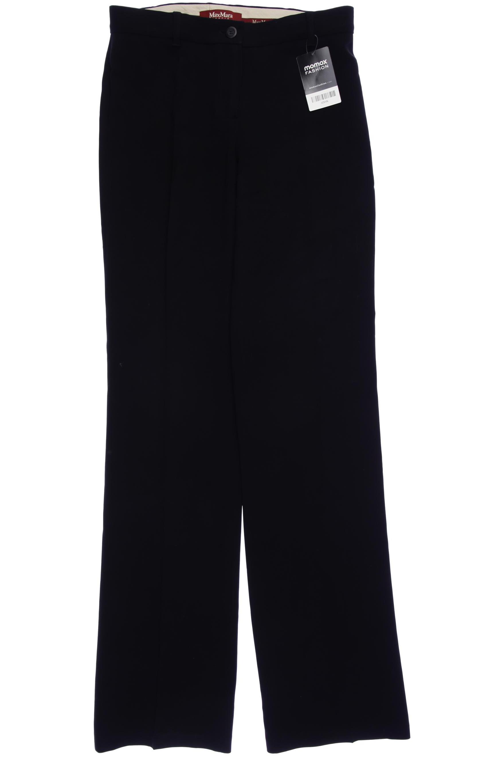 

Max Mara Damen Stoffhose, schwarz, Gr. 38