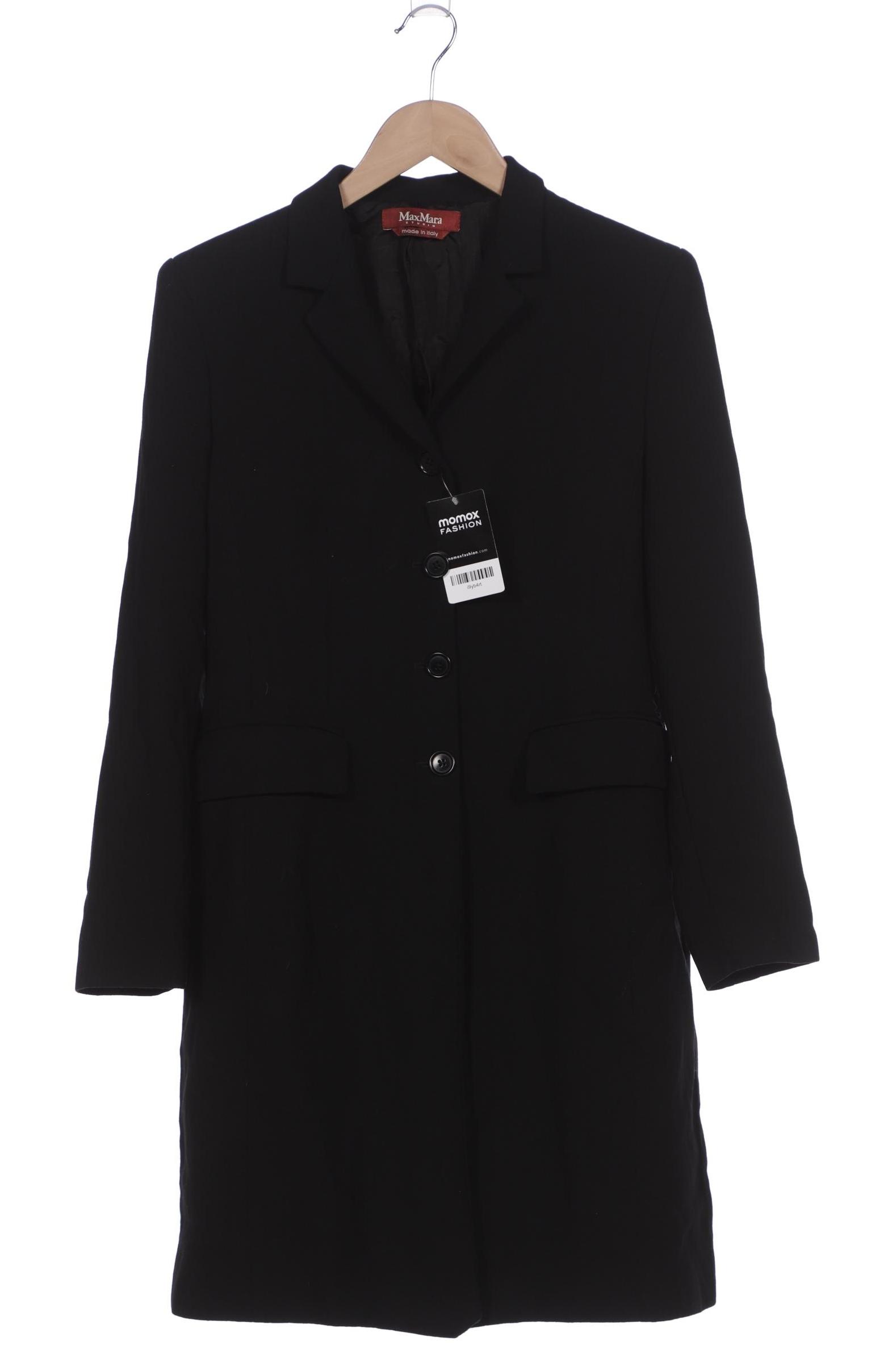 

Max Mara Damen Mantel, schwarz, Gr. 36