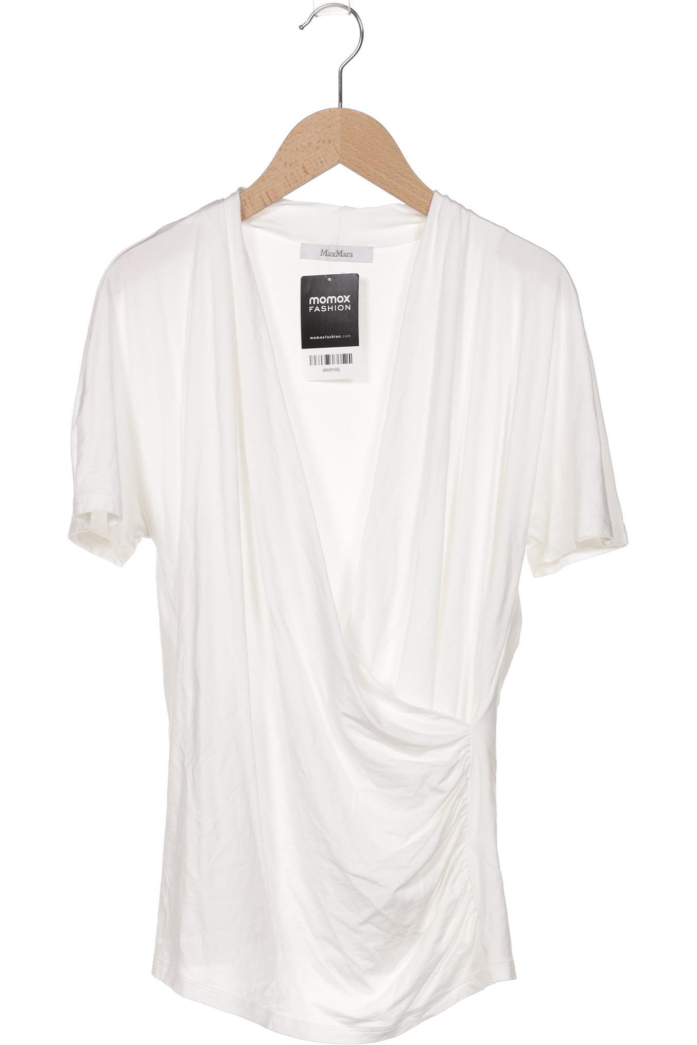 

Max Mara Damen T-Shirt, weiß, Gr. 38