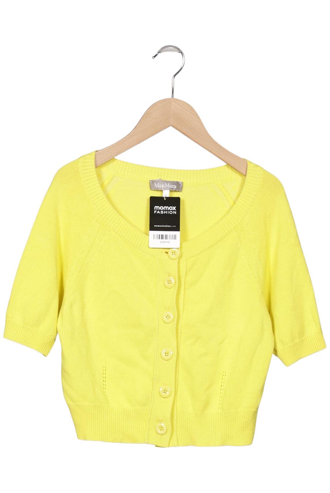 

Max Mara Damen Strickjacke, neon, Gr. 38
