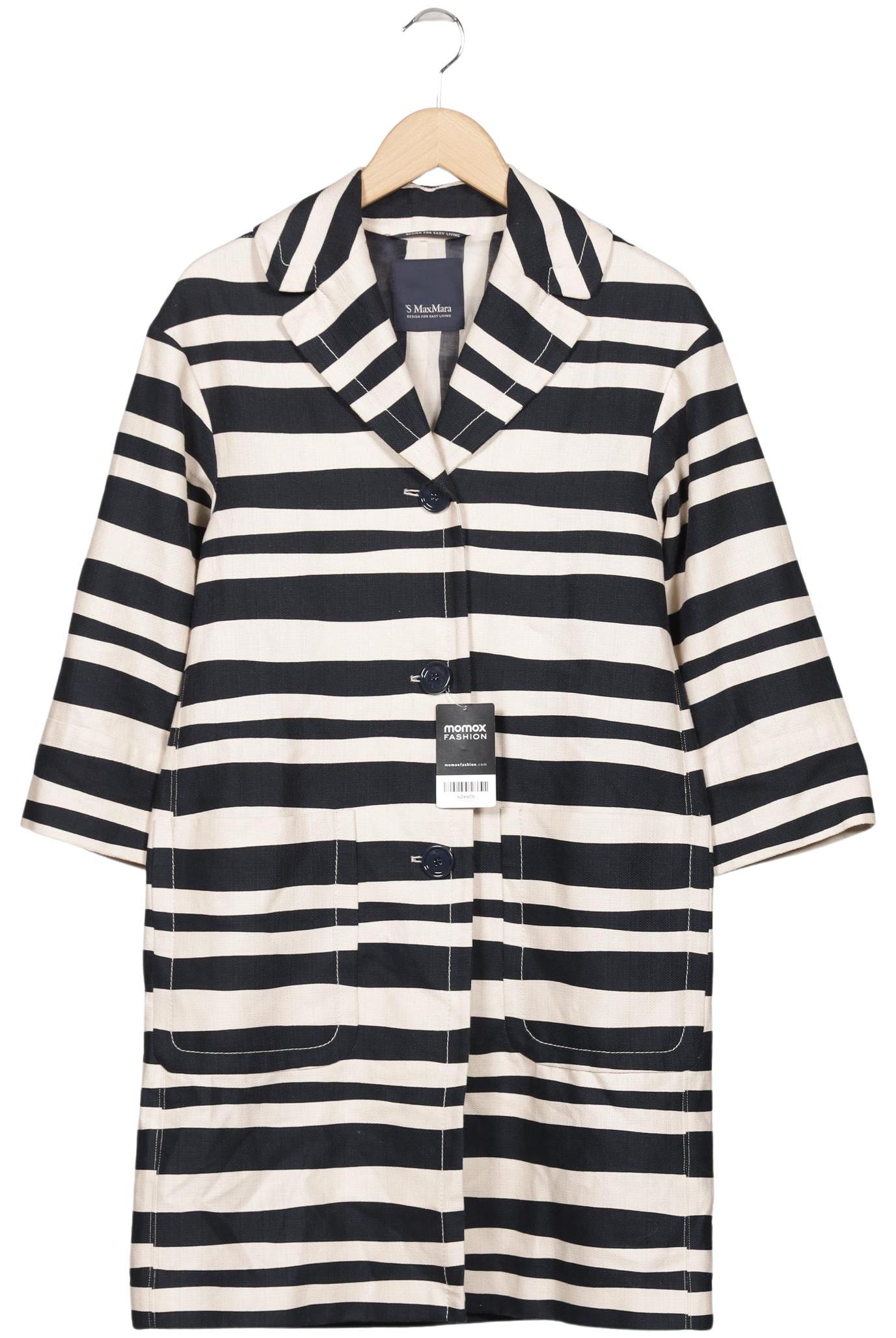 

Max Mara Damen Mantel, mehrfarbig, Gr. 30