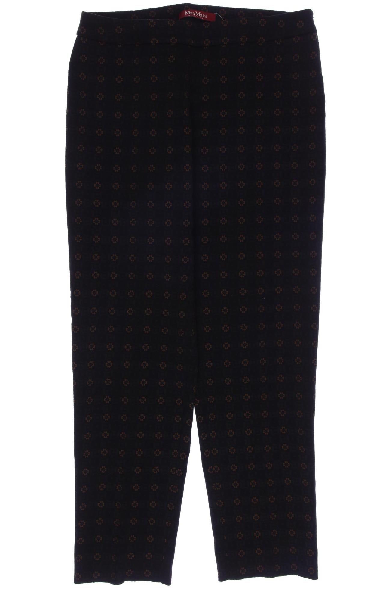 

Max Mara Damen Stoffhose, schwarz, Gr. 38