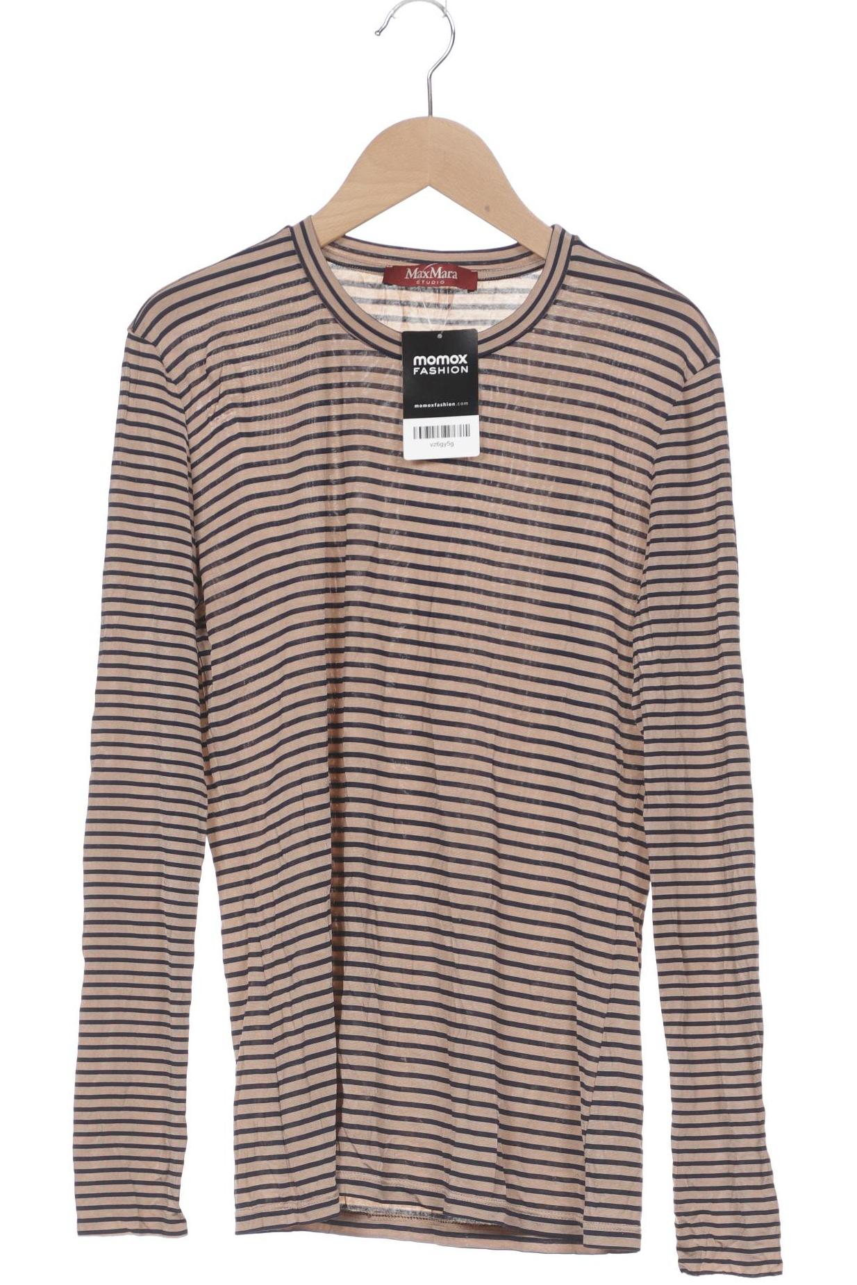 

Max Mara Damen Langarmshirt, beige, Gr. 36