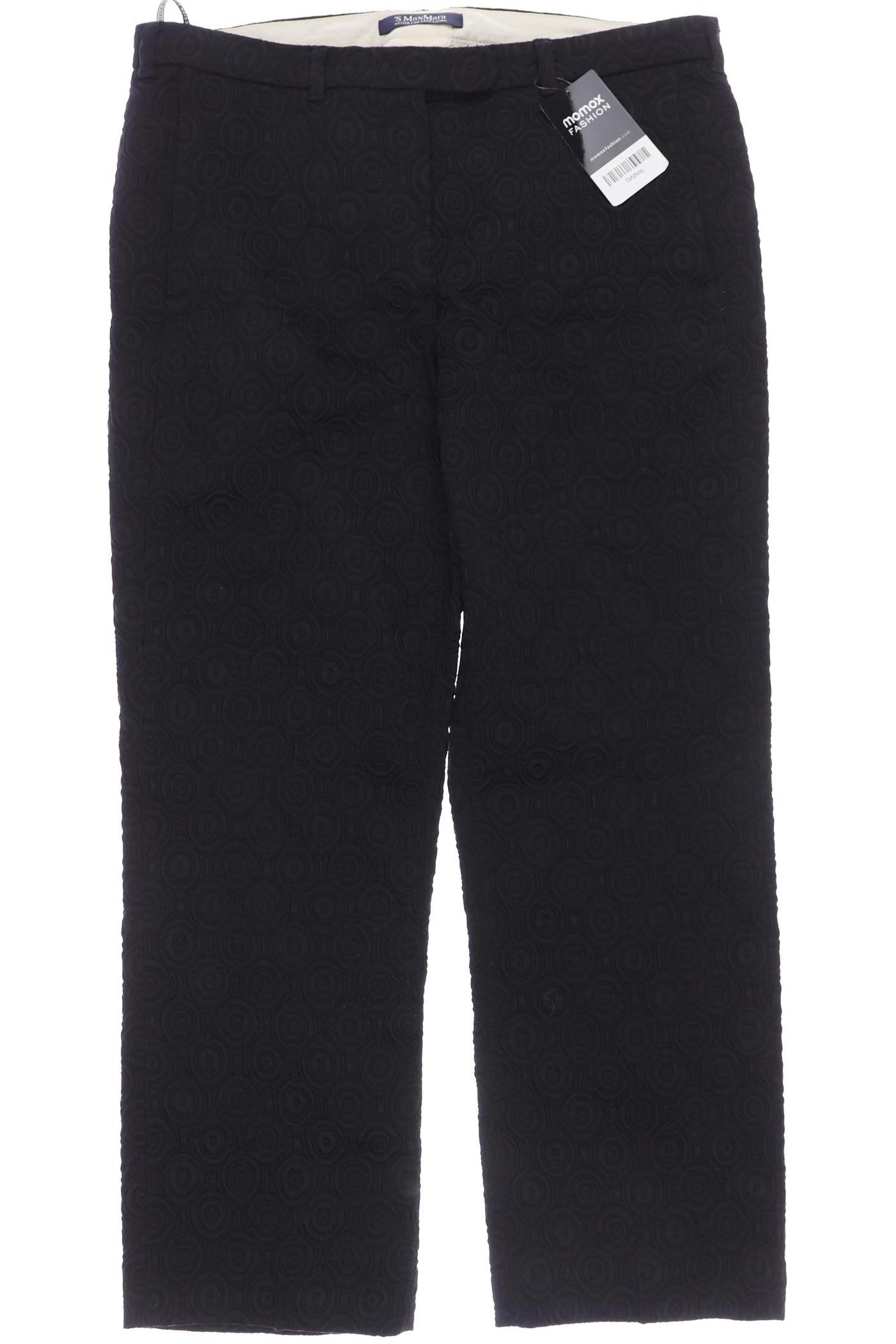 

Max Mara Damen Stoffhose, schwarz