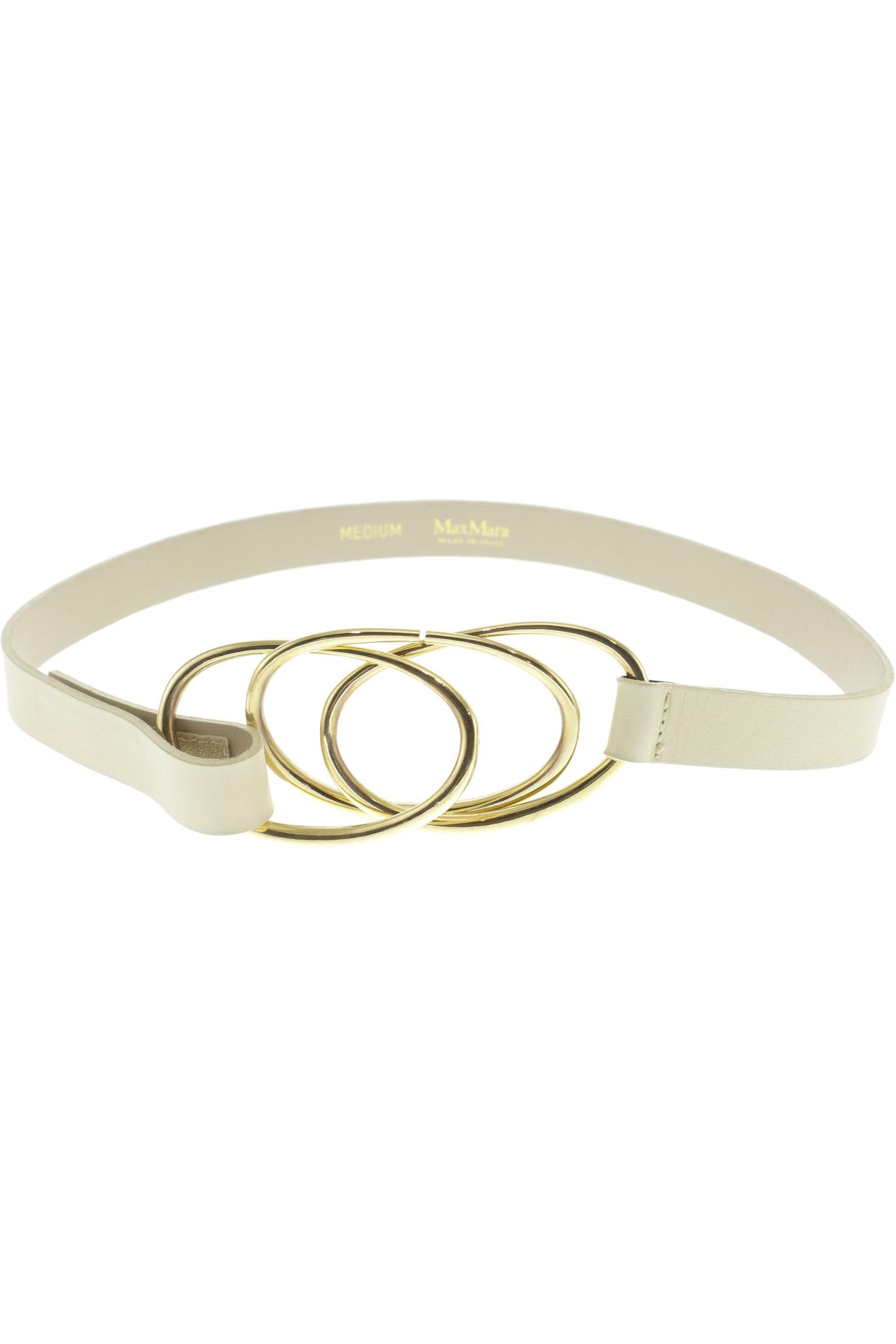 

Max Mara Damen Gürtel, cremeweiß