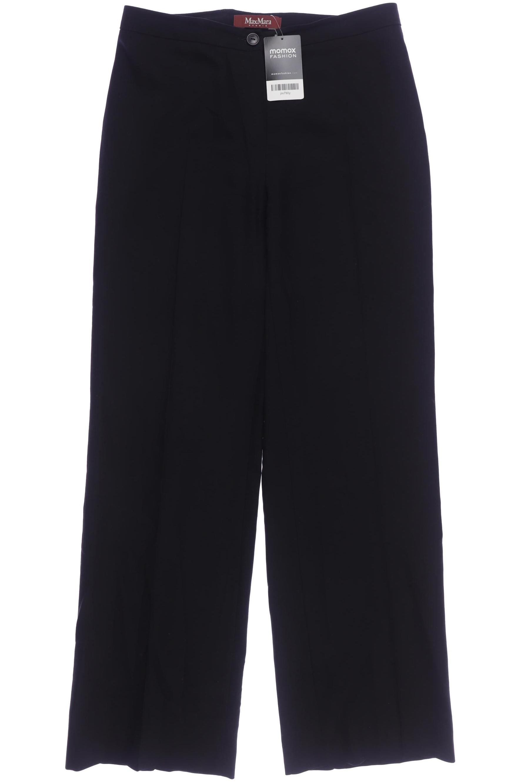 

Max Mara Damen Stoffhose, schwarz, Gr. 31