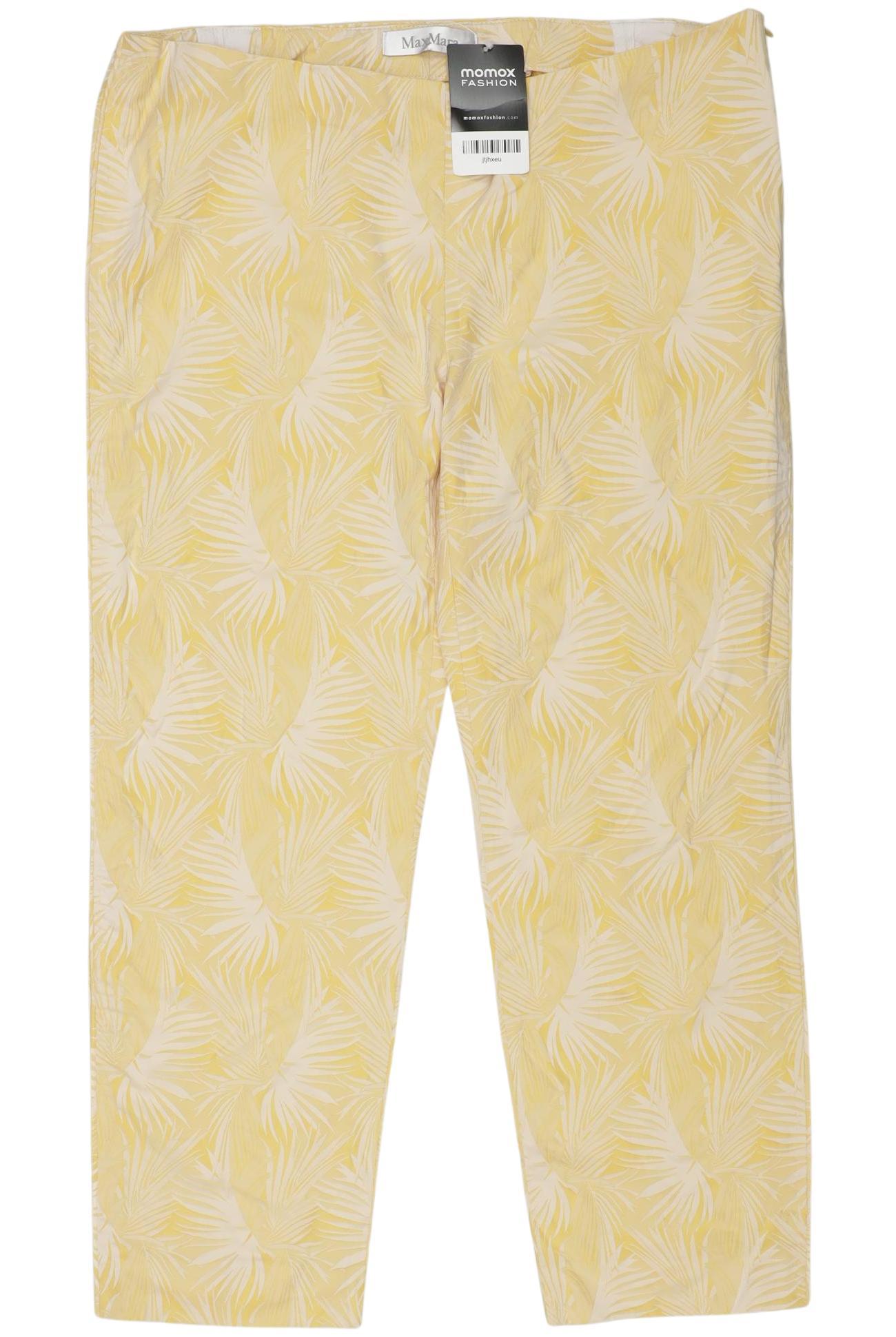 

Max Mara Damen Stoffhose, gelb, Gr. 40
