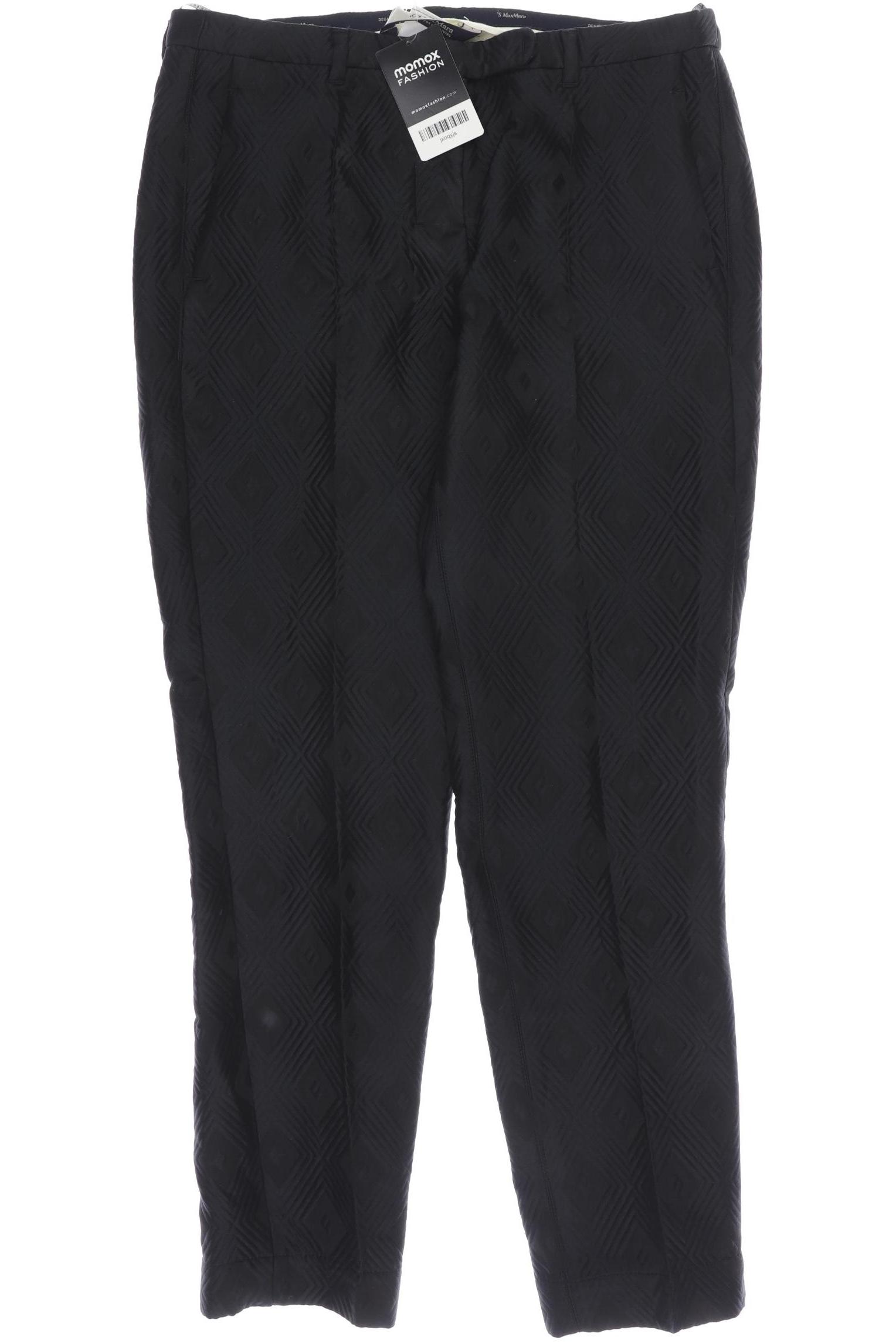 

Max Mara Damen Stoffhose, schwarz, Gr. 38