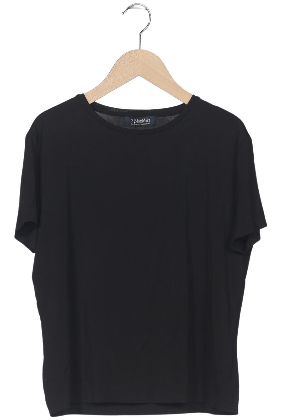 

Max Mara Damen T-Shirt, schwarz, Gr. 44