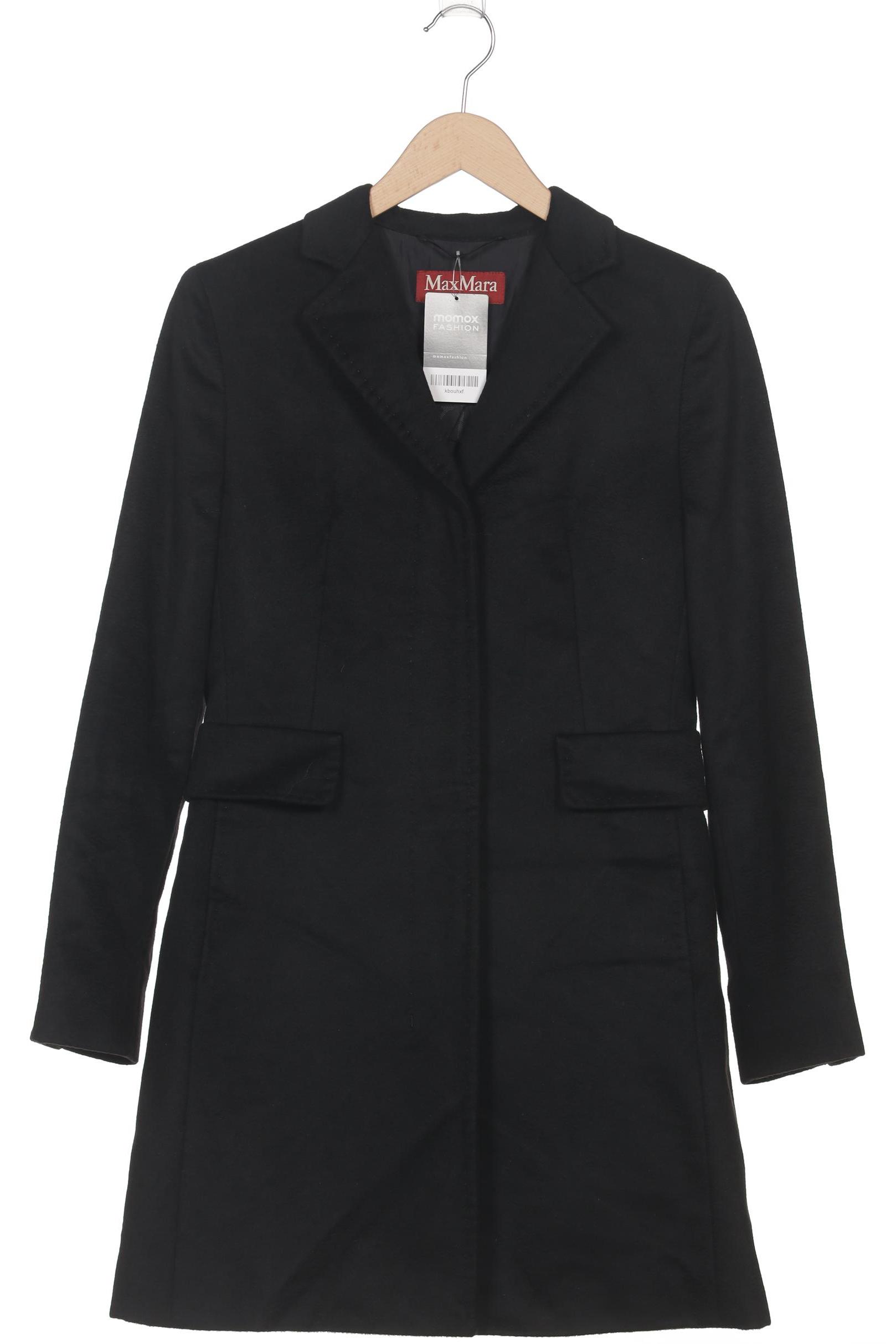 

Max Mara Damen Mantel, schwarz, Gr. 34
