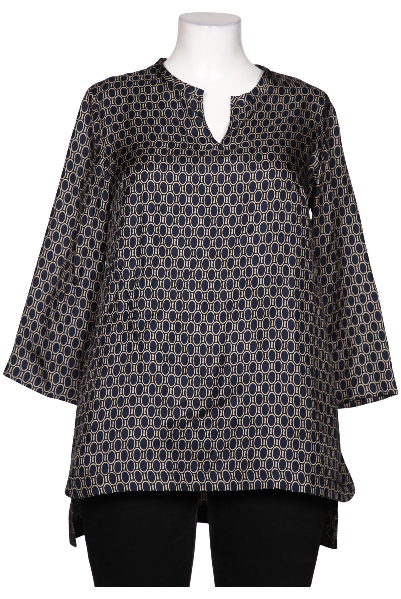 

Max Mara Damen Bluse, marineblau, Gr. 44