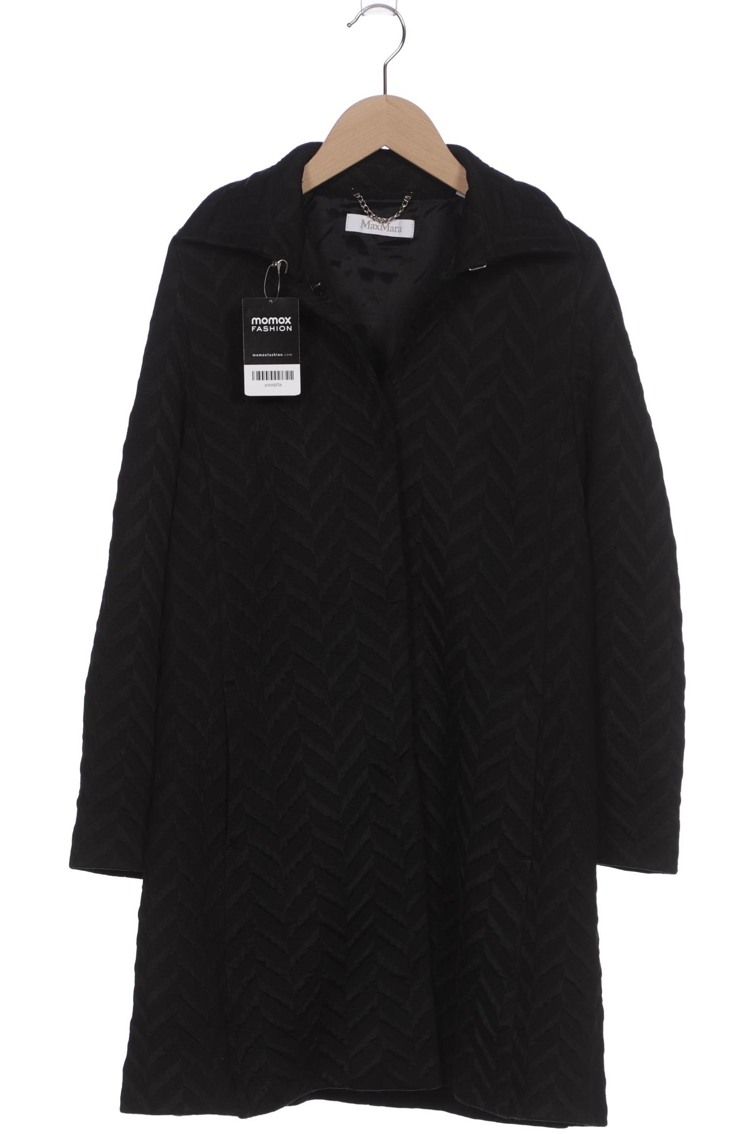 

Max Mara Damen Mantel, schwarz, Gr. 36