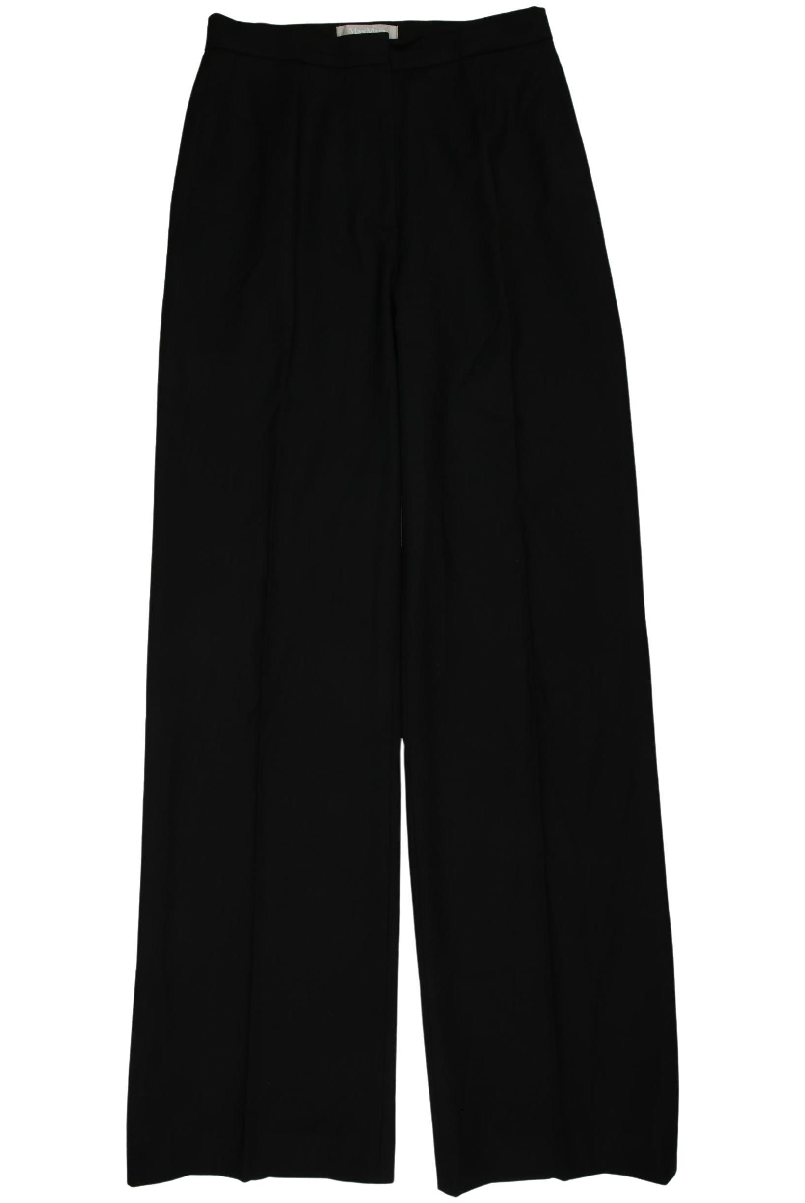 

Max Mara Damen Stoffhose, schwarz, Gr. 40