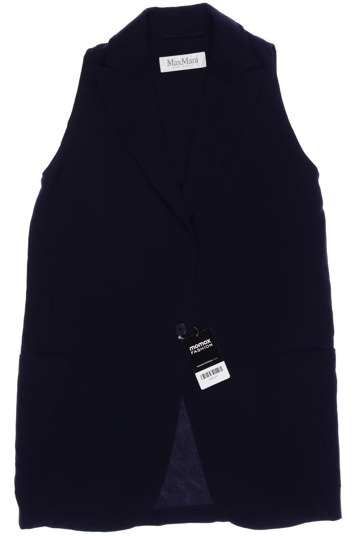 

Max Mara Damen Weste, marineblau, Gr. 32