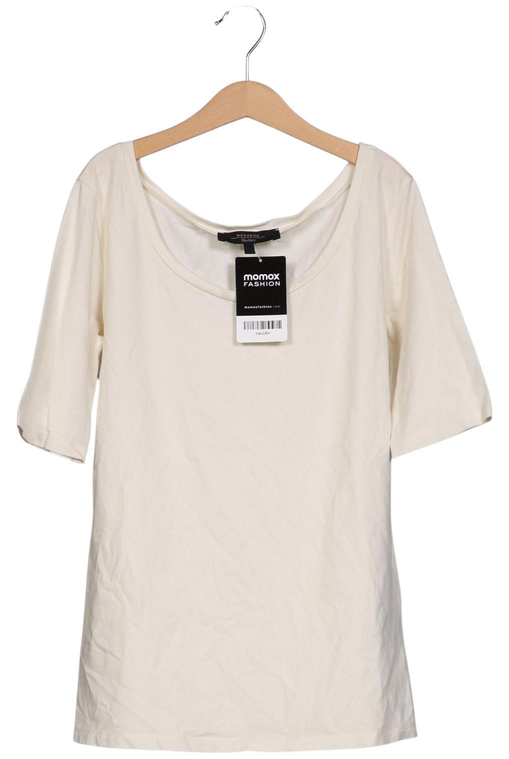 

Max Mara Damen T-Shirt, cremeweiß, Gr. 36