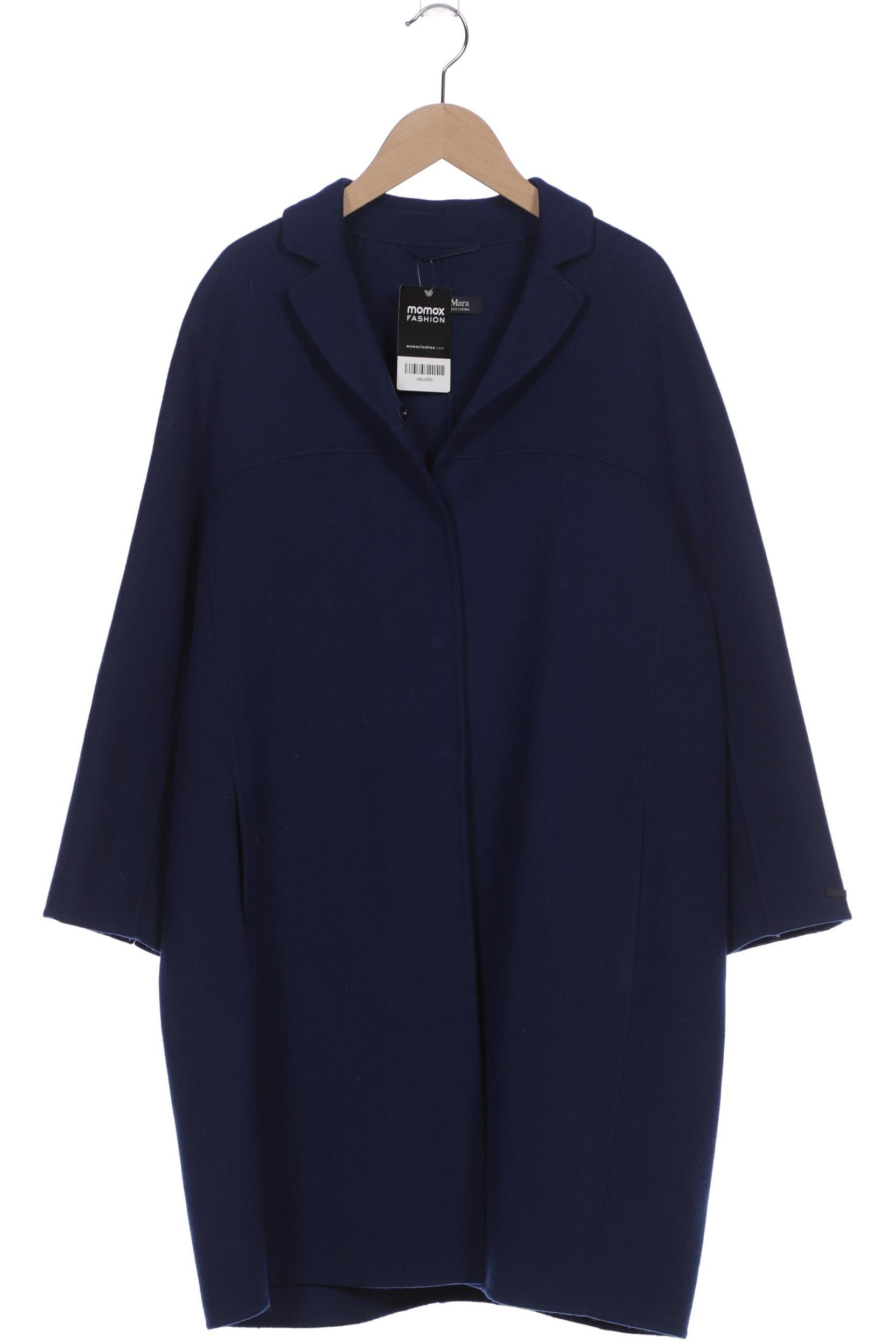 

Max Mara Damen Mantel, marineblau, Gr. 40