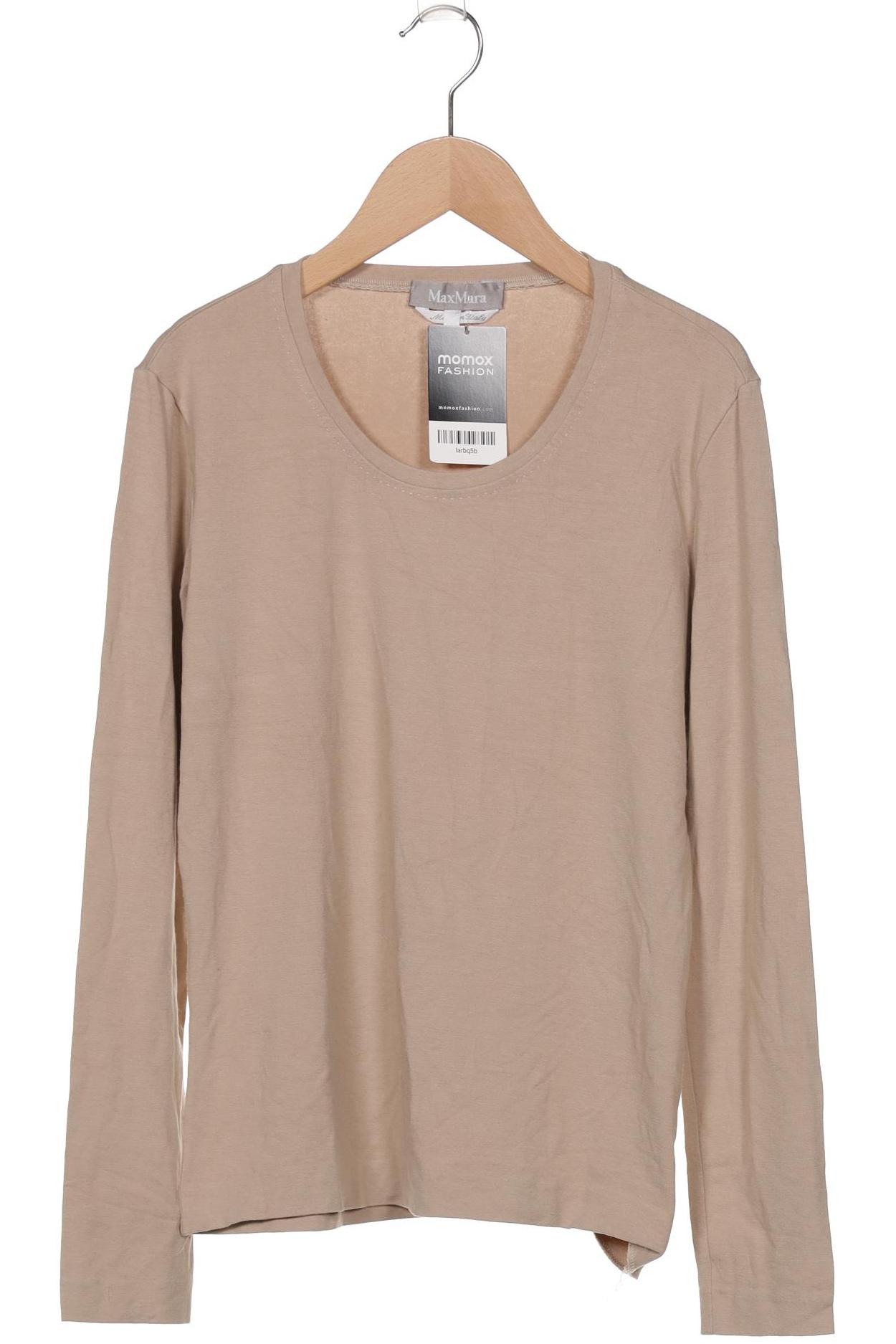 

Max Mara Damen Langarmshirt, beige, Gr. 38