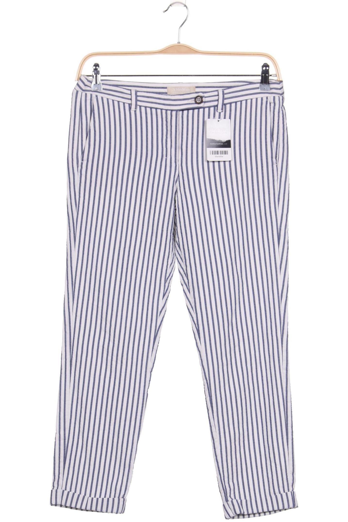 

Max Mara Damen Stoffhose, weiß, Gr. 32