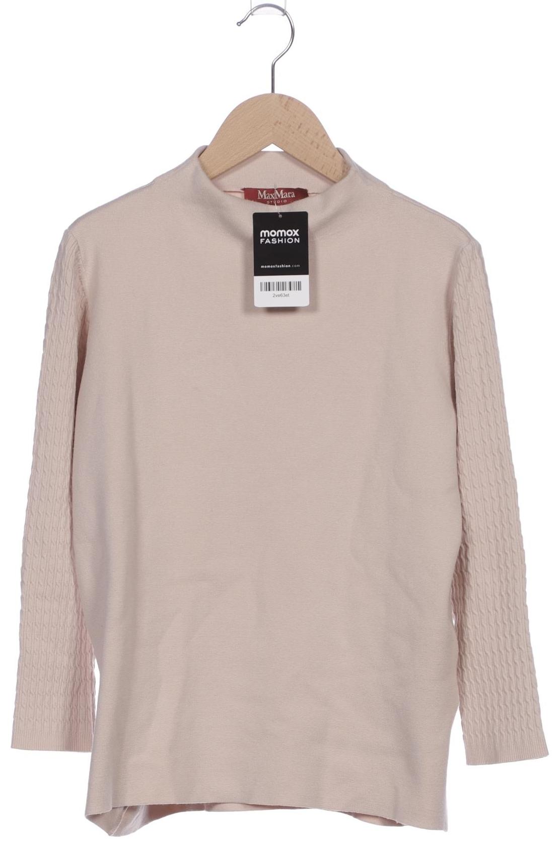 

Max Mara Damen Pullover, beige, Gr. 38