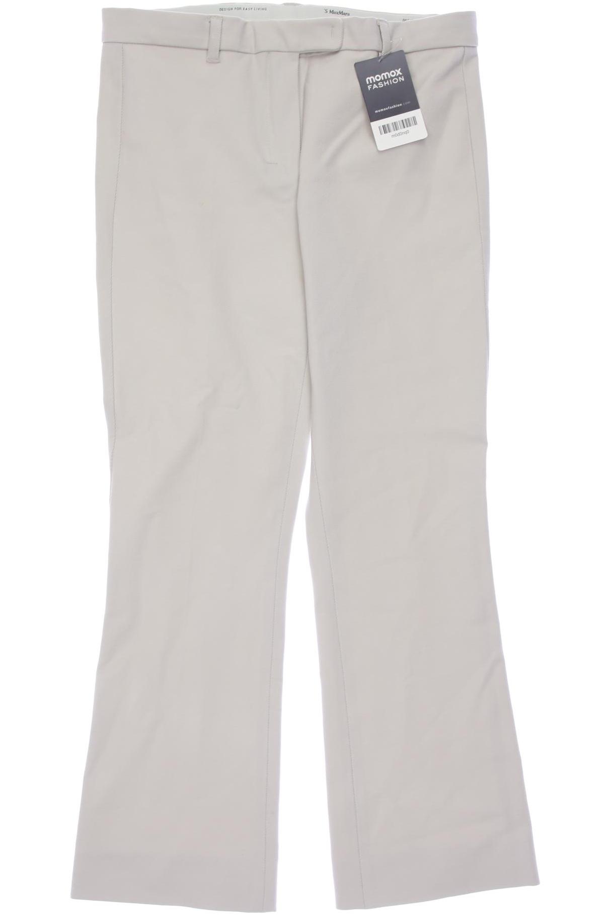 

Max Mara Damen Stoffhose, cremeweiß, Gr. 29