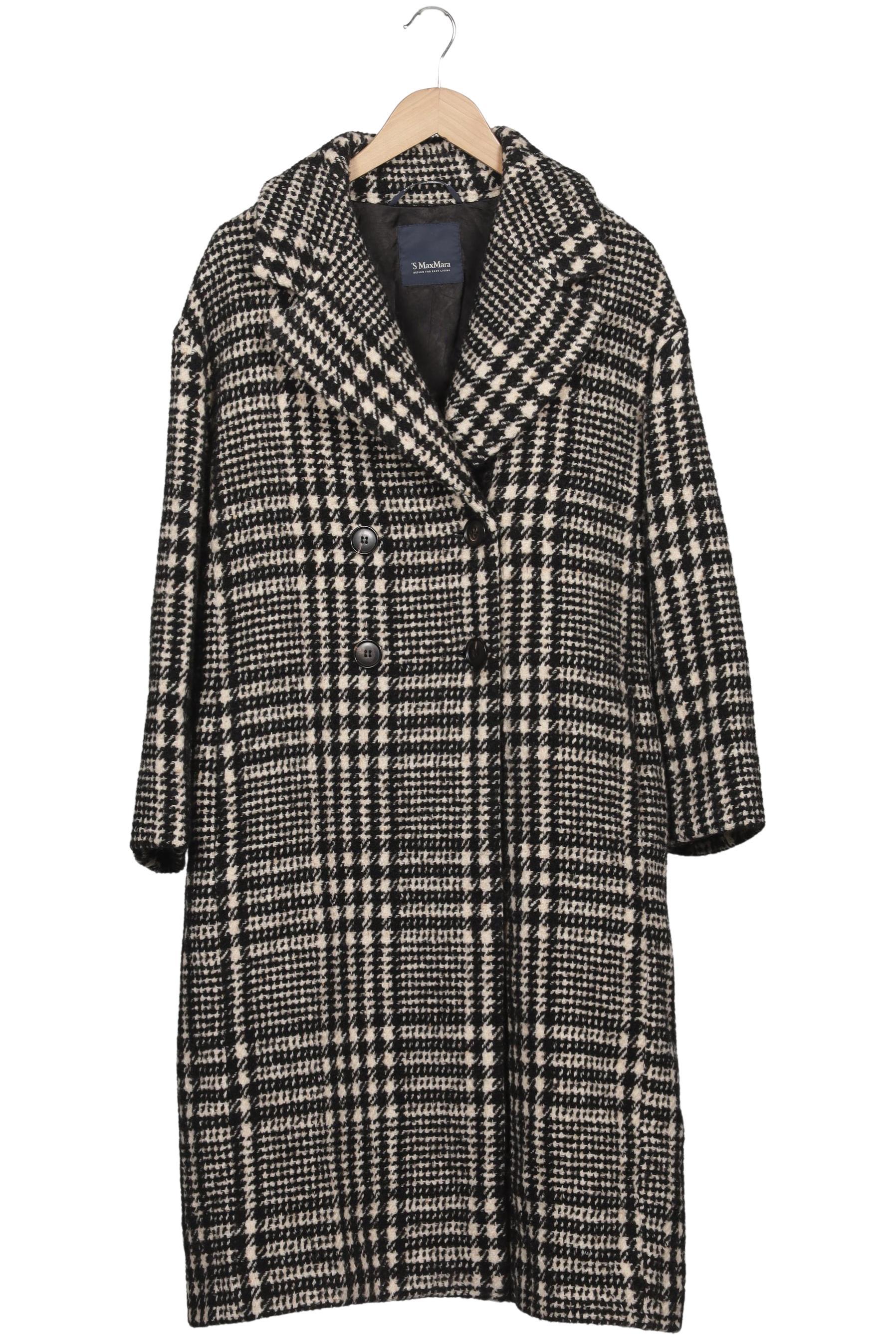 

Max Mara Damen Mantel, schwarz, Gr. 36