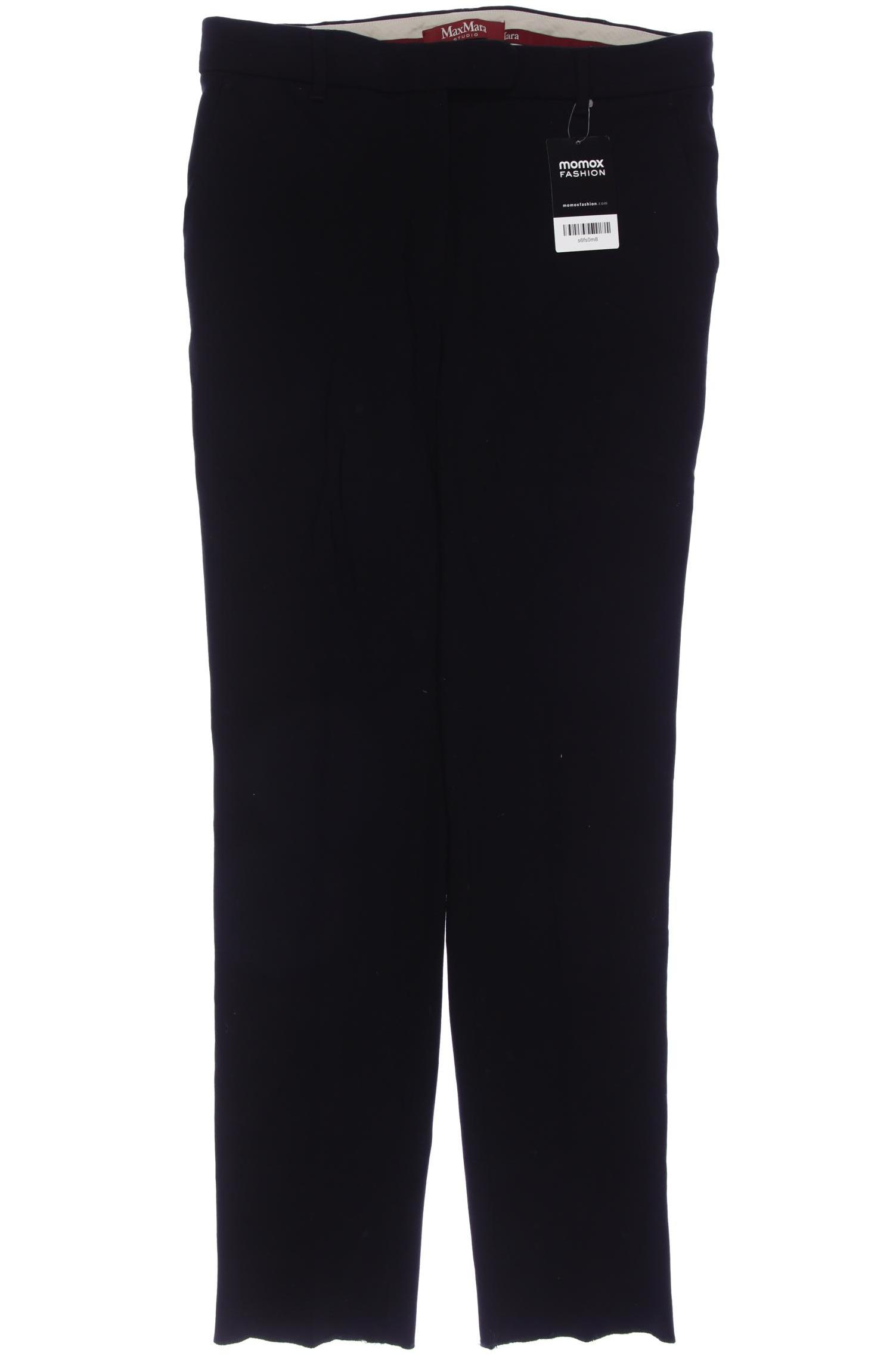 

Max Mara Damen Stoffhose, schwarz, Gr. 40