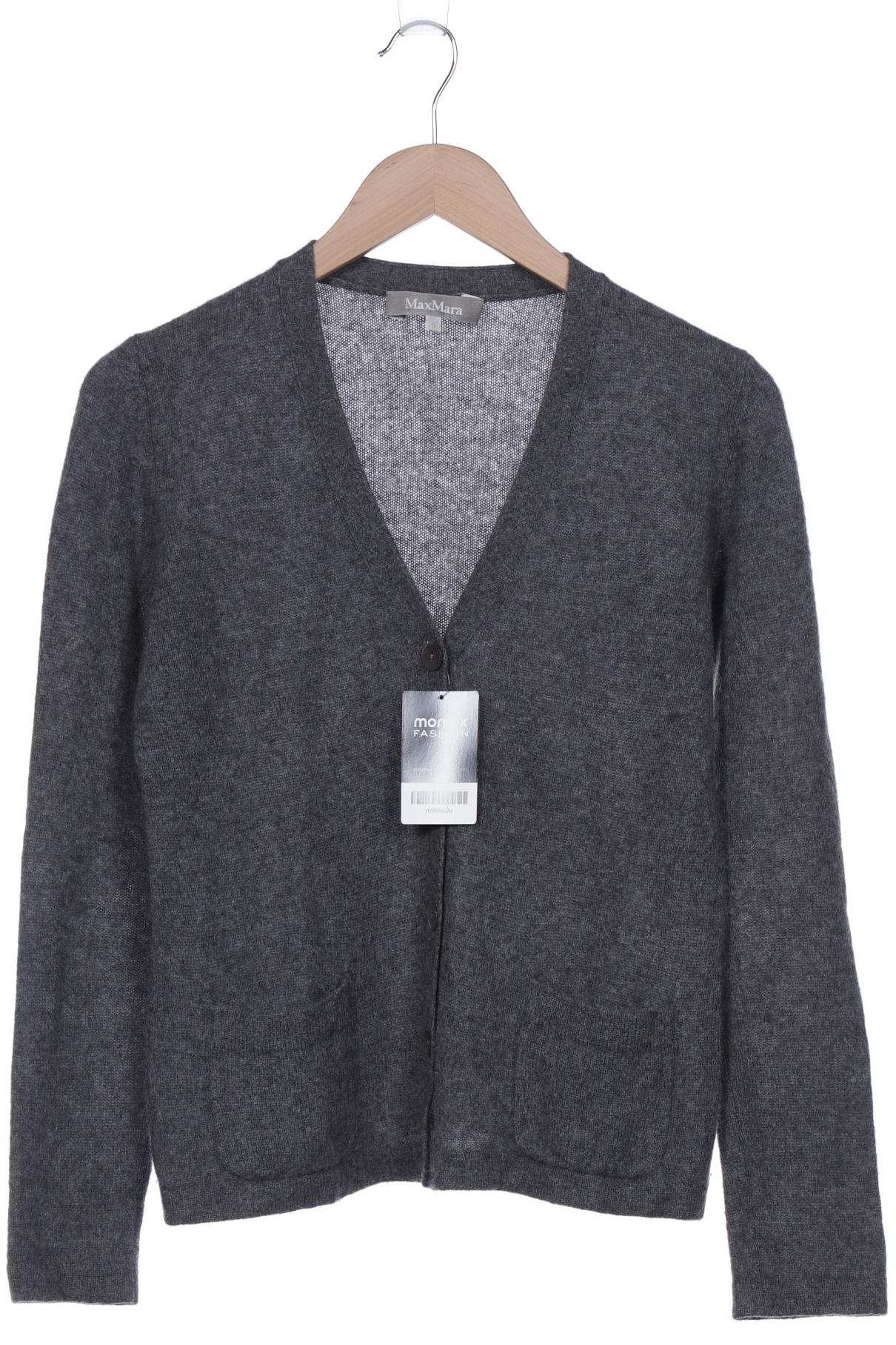 

Max Mara Damen Strickjacke, grau, Gr. 36