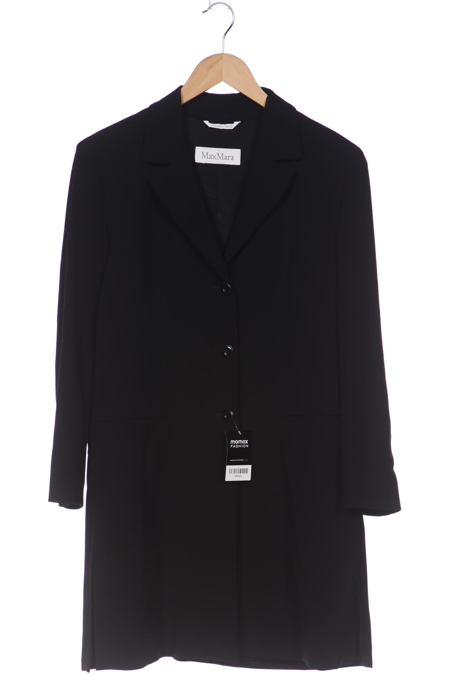 

Max Mara Damen Mantel, schwarz, Gr. 42