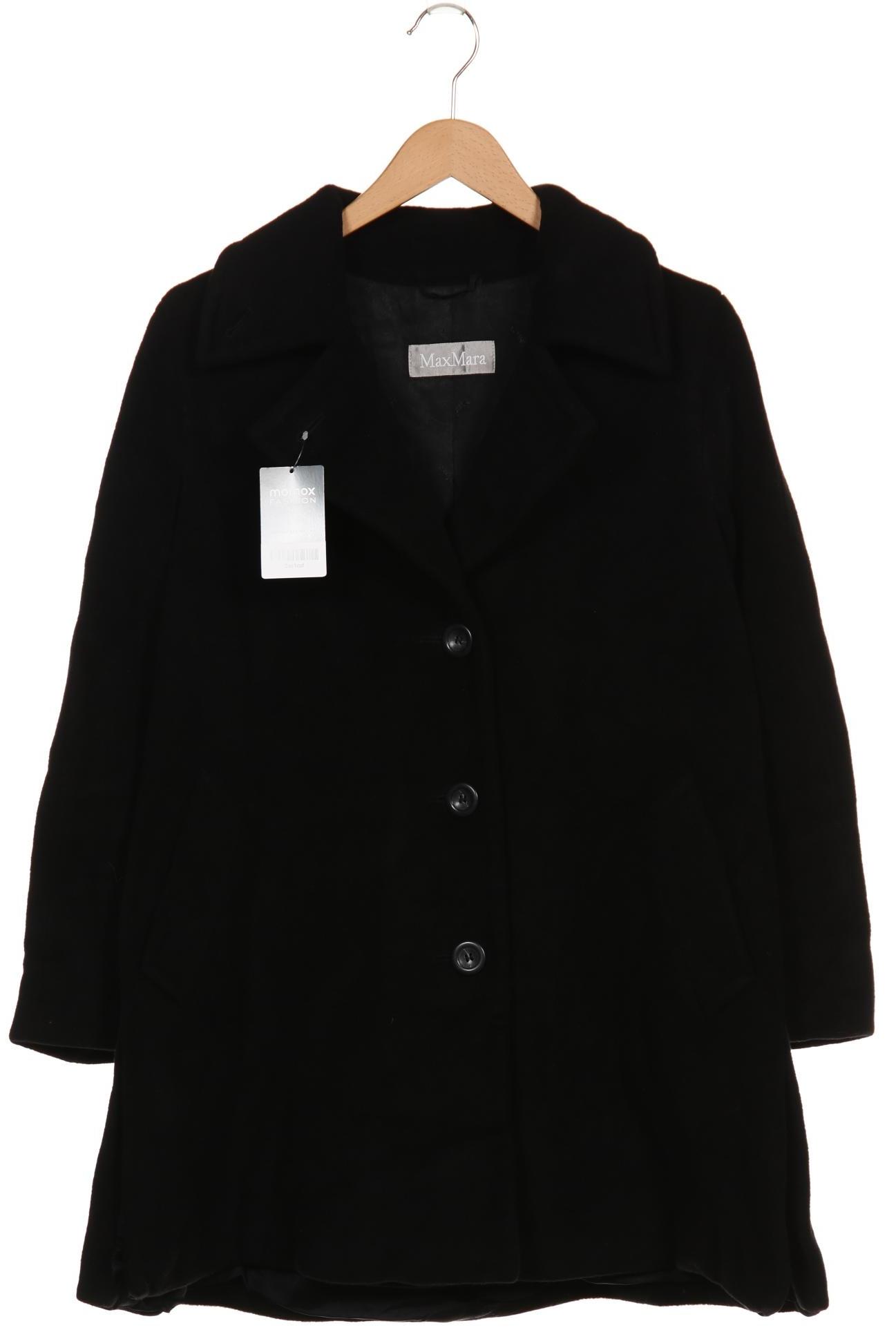 

Max Mara Damen Mantel, schwarz, Gr. 40