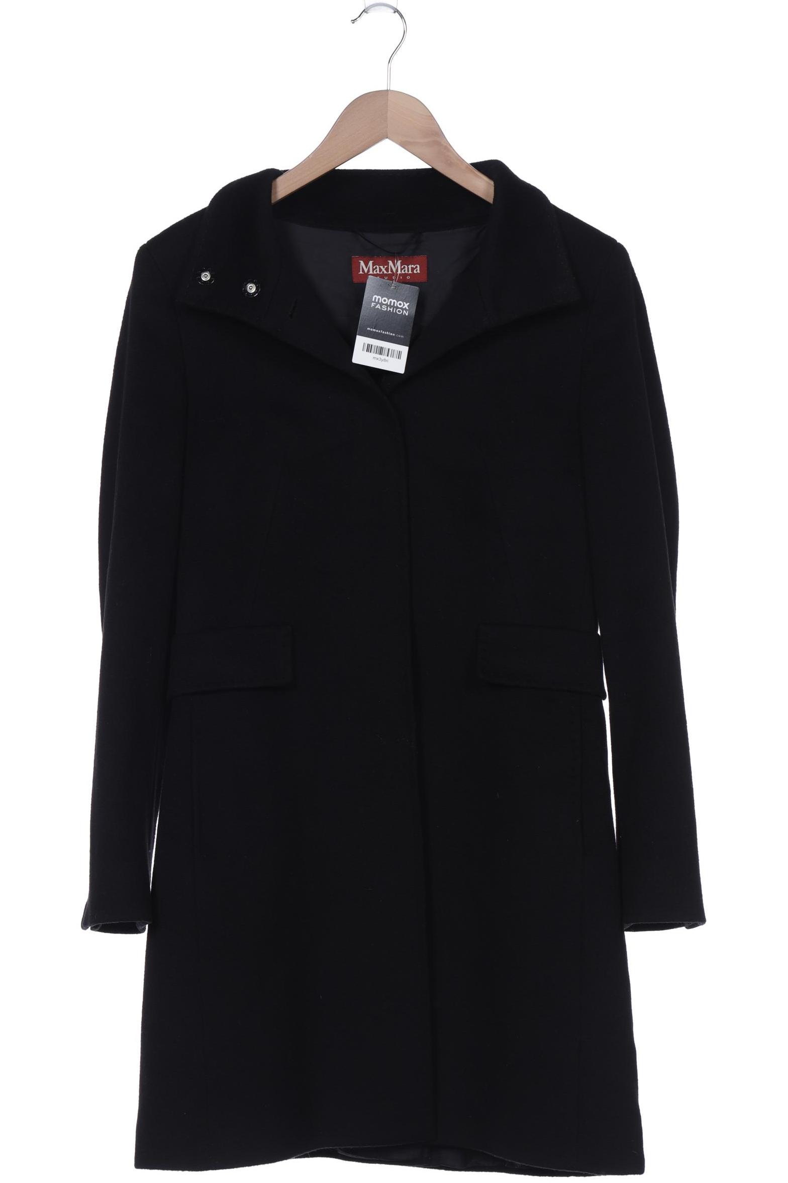 

Max Mara Damen Mantel, schwarz, Gr. 40