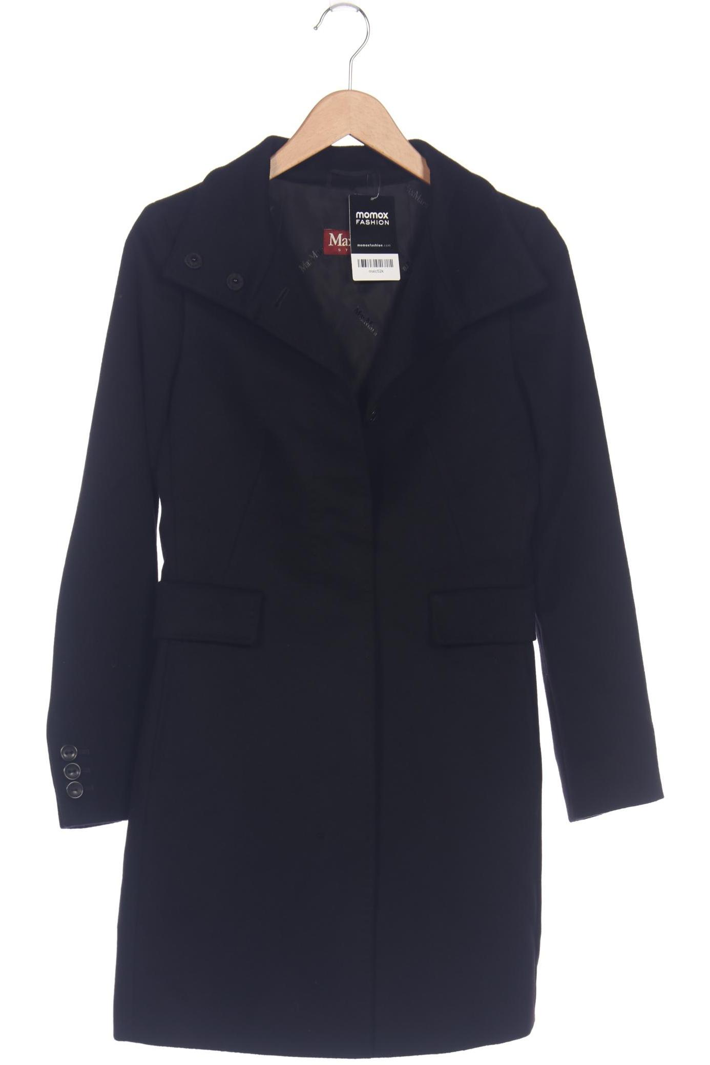 

Max Mara Damen Mantel, schwarz, Gr. 34