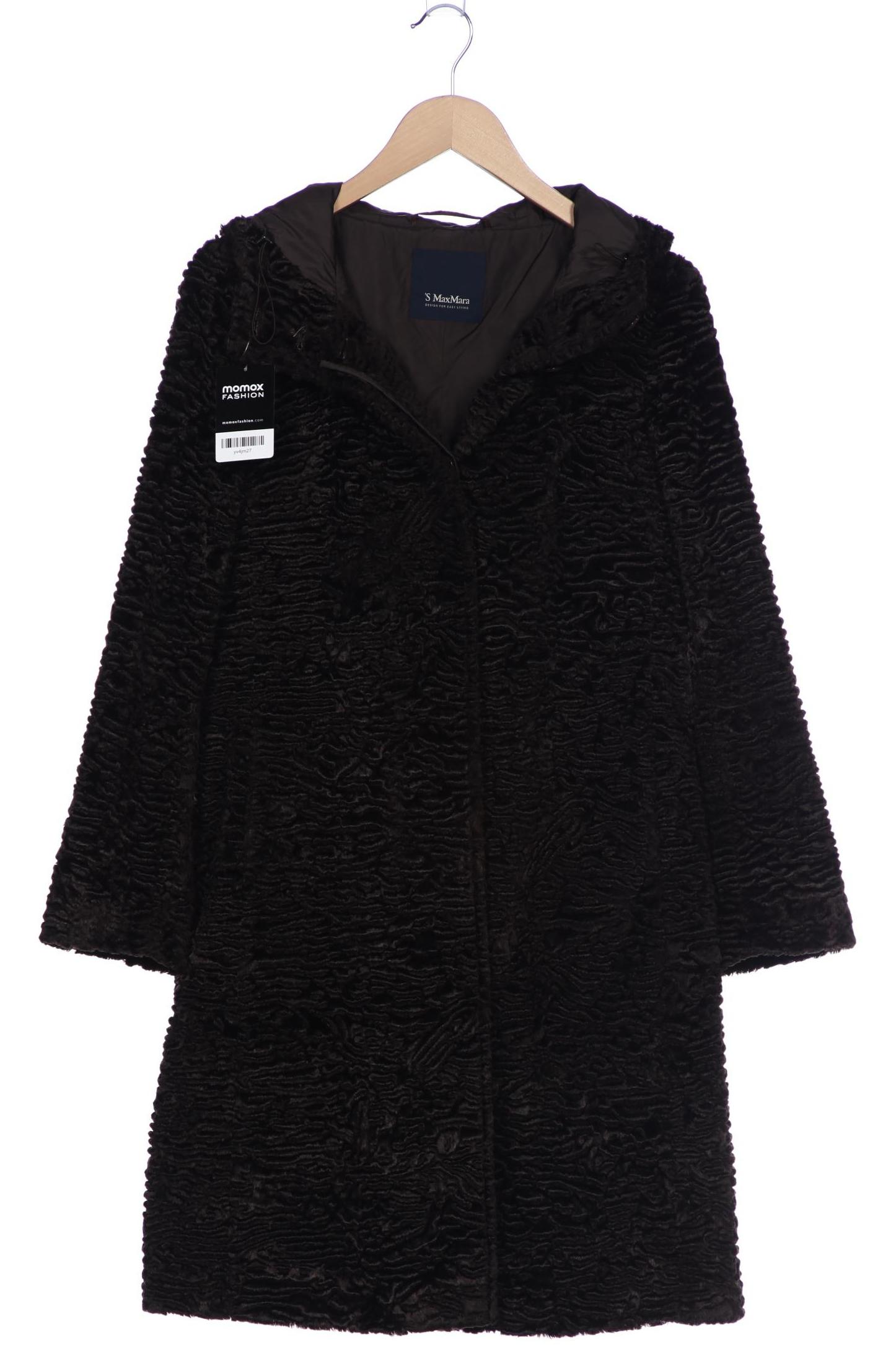 

Max Mara Damen Mantel, schwarz, Gr. 36