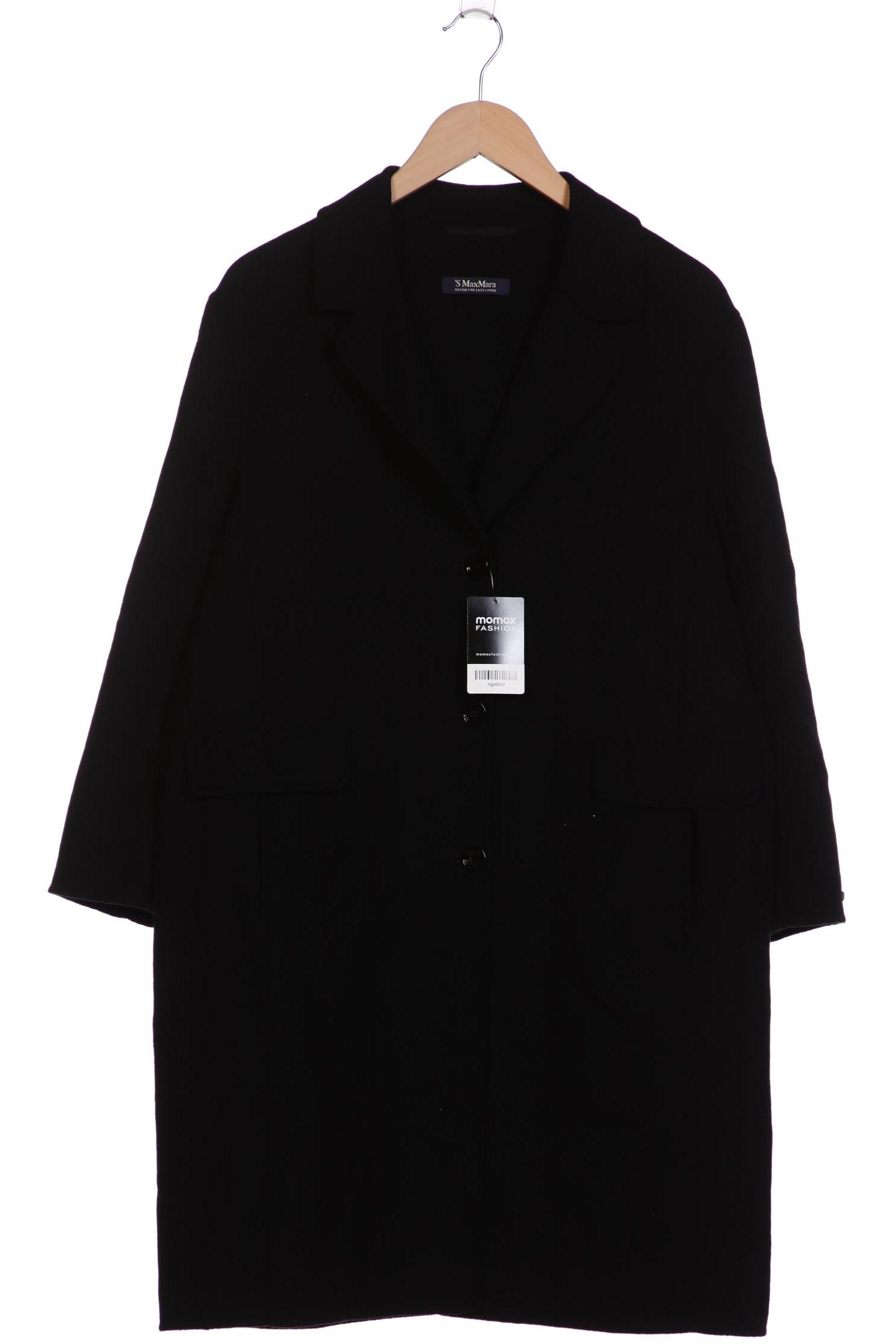 

Max Mara Damen Mantel, schwarz, Gr. 44