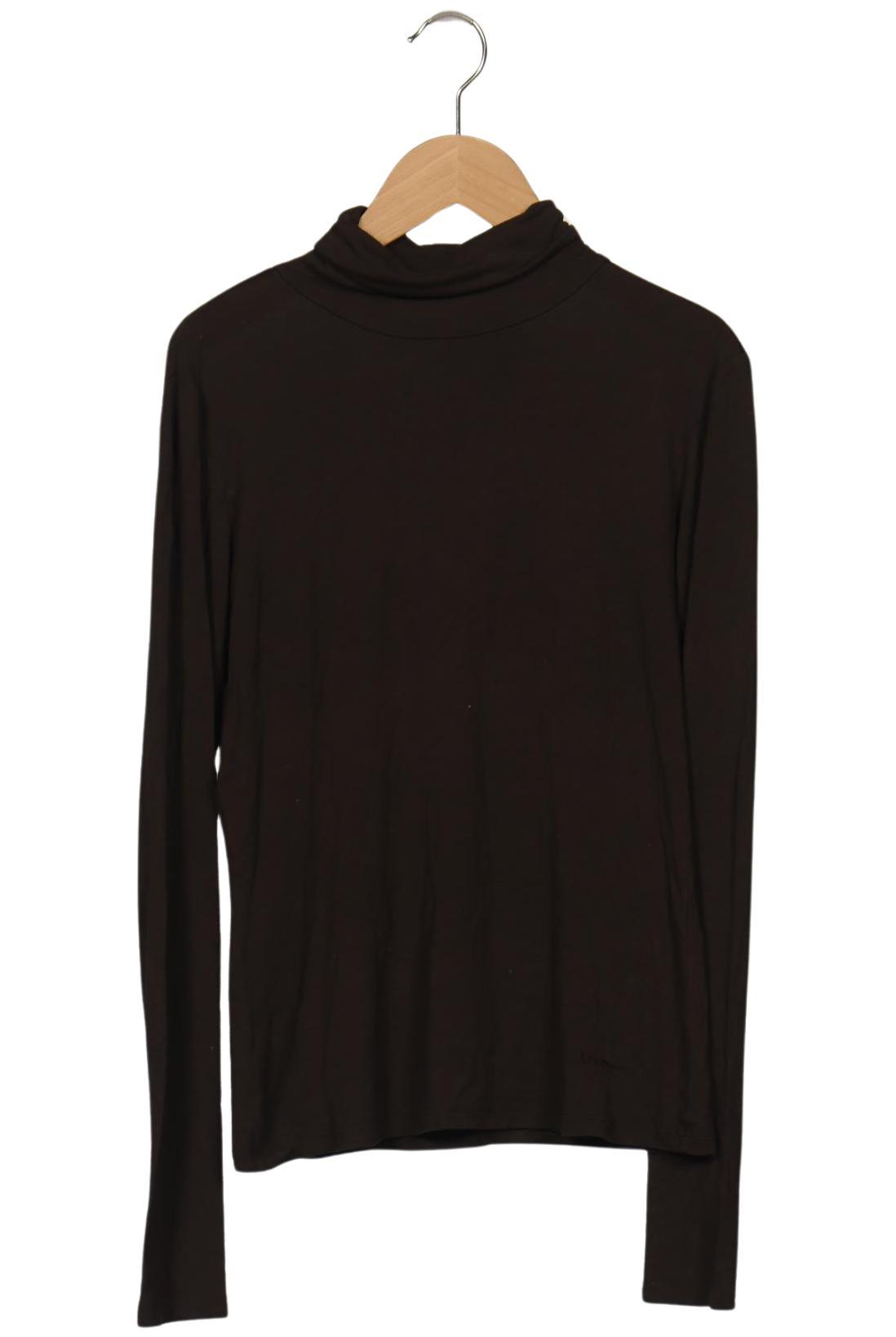 

Max Mara Damen Langarmshirt, braun, Gr. 36