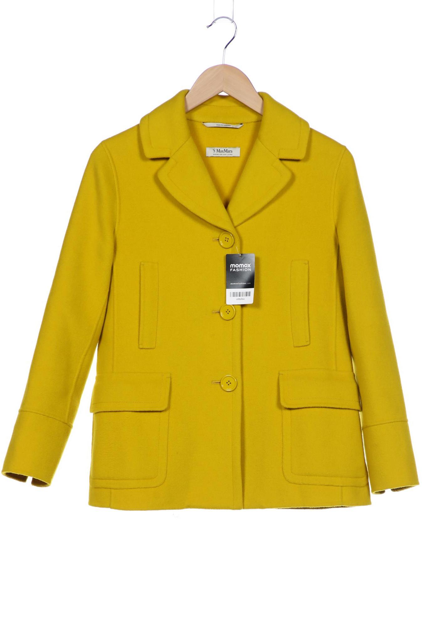 

Max Mara Damen Jacke, gelb, Gr. 34