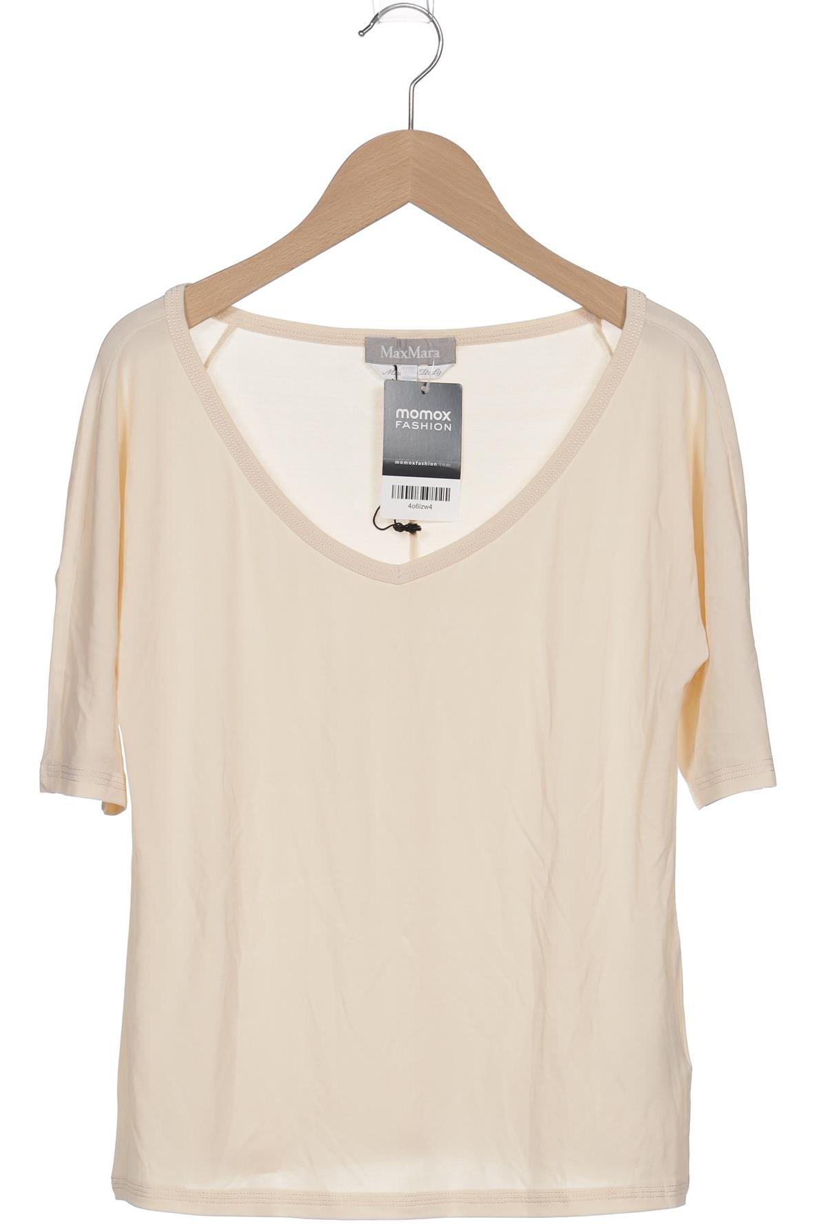

Max Mara Damen T-Shirt, cremeweiß, Gr. 42
