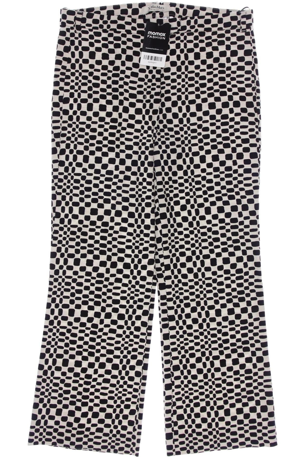 

Max Mara Damen Stoffhose, schwarz, Gr. 30