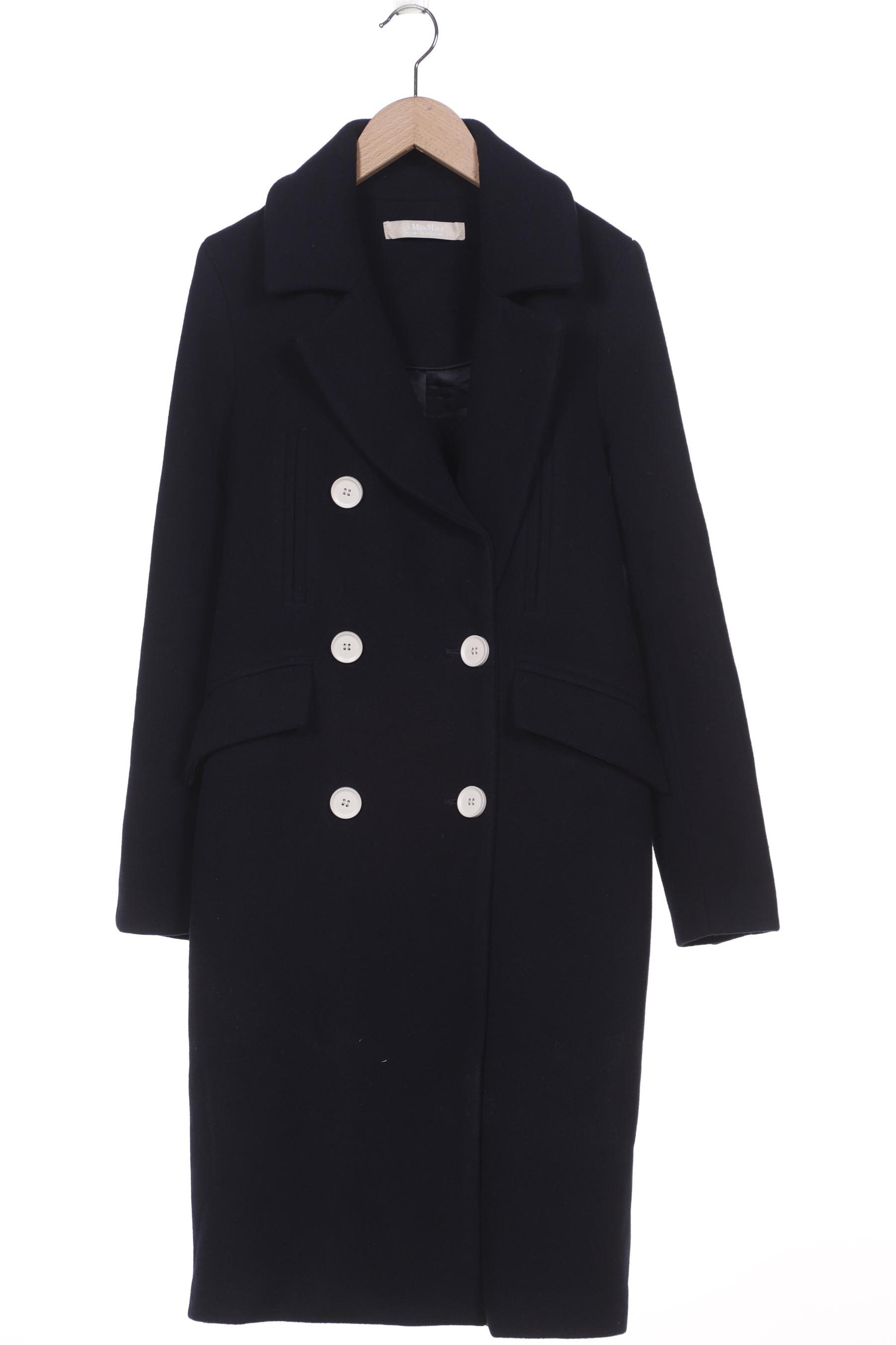 

Max Mara Damen Mantel, marineblau, Gr. 38