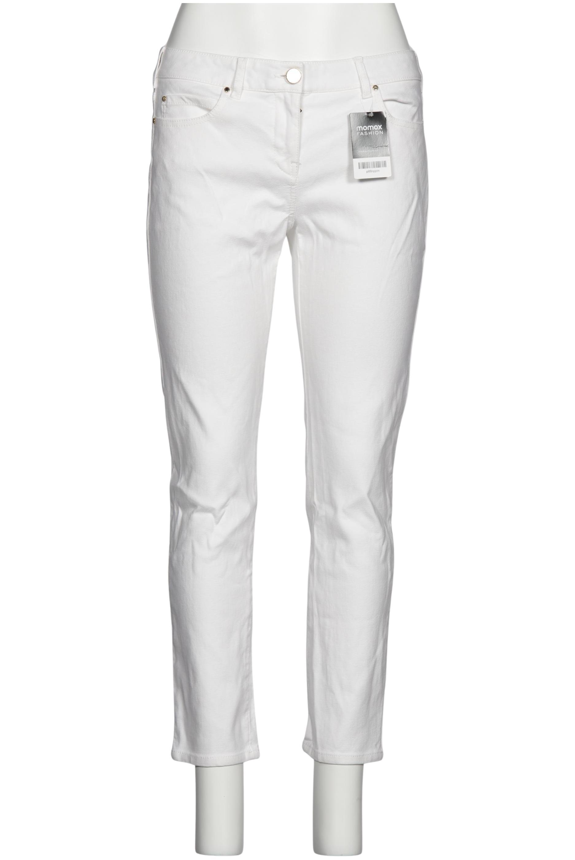 

Max Mara Damen Jeans, weiß, Gr. 33